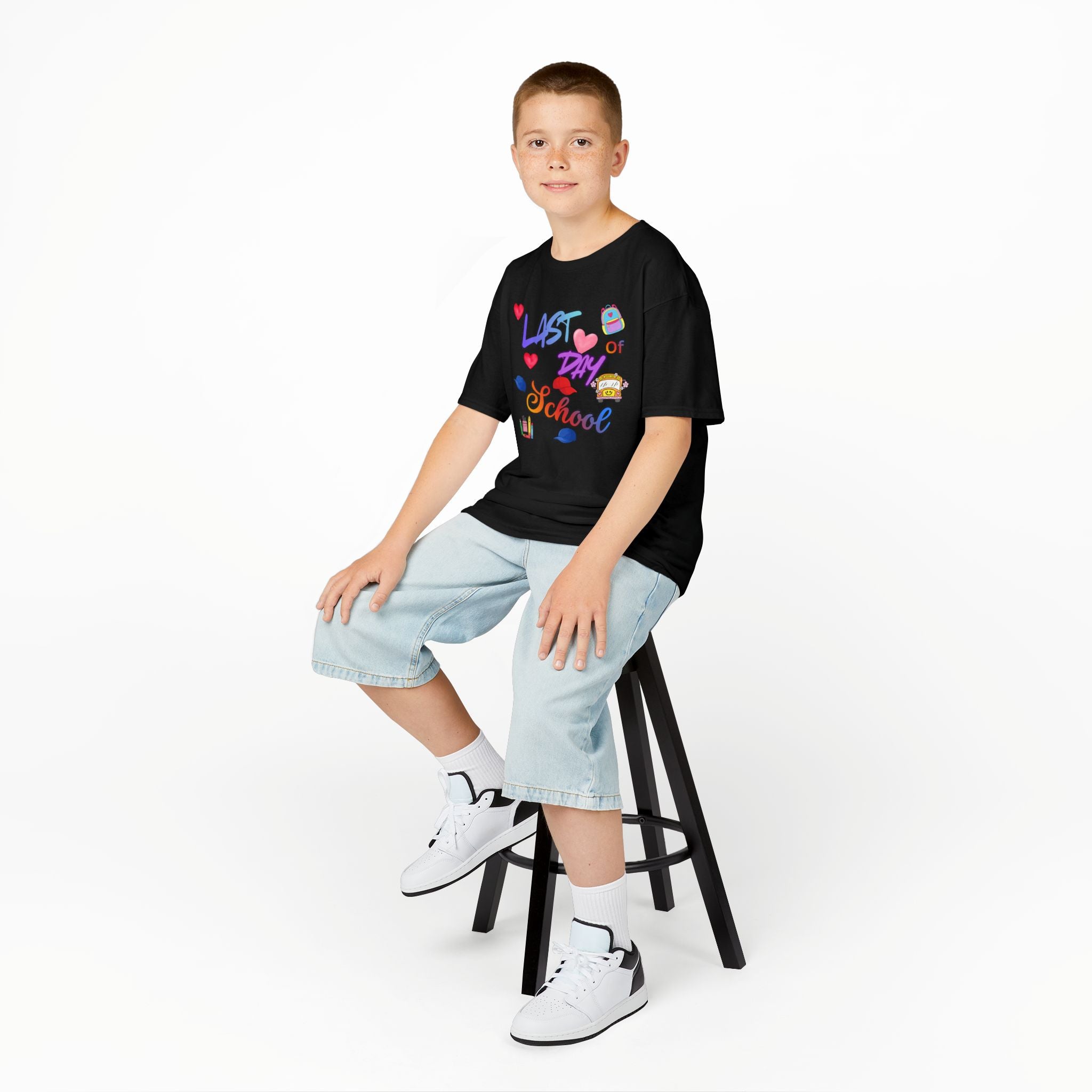 Kids "Last Day of School" T‑Shirt — Colorful End‑of‑School Celebration Tee