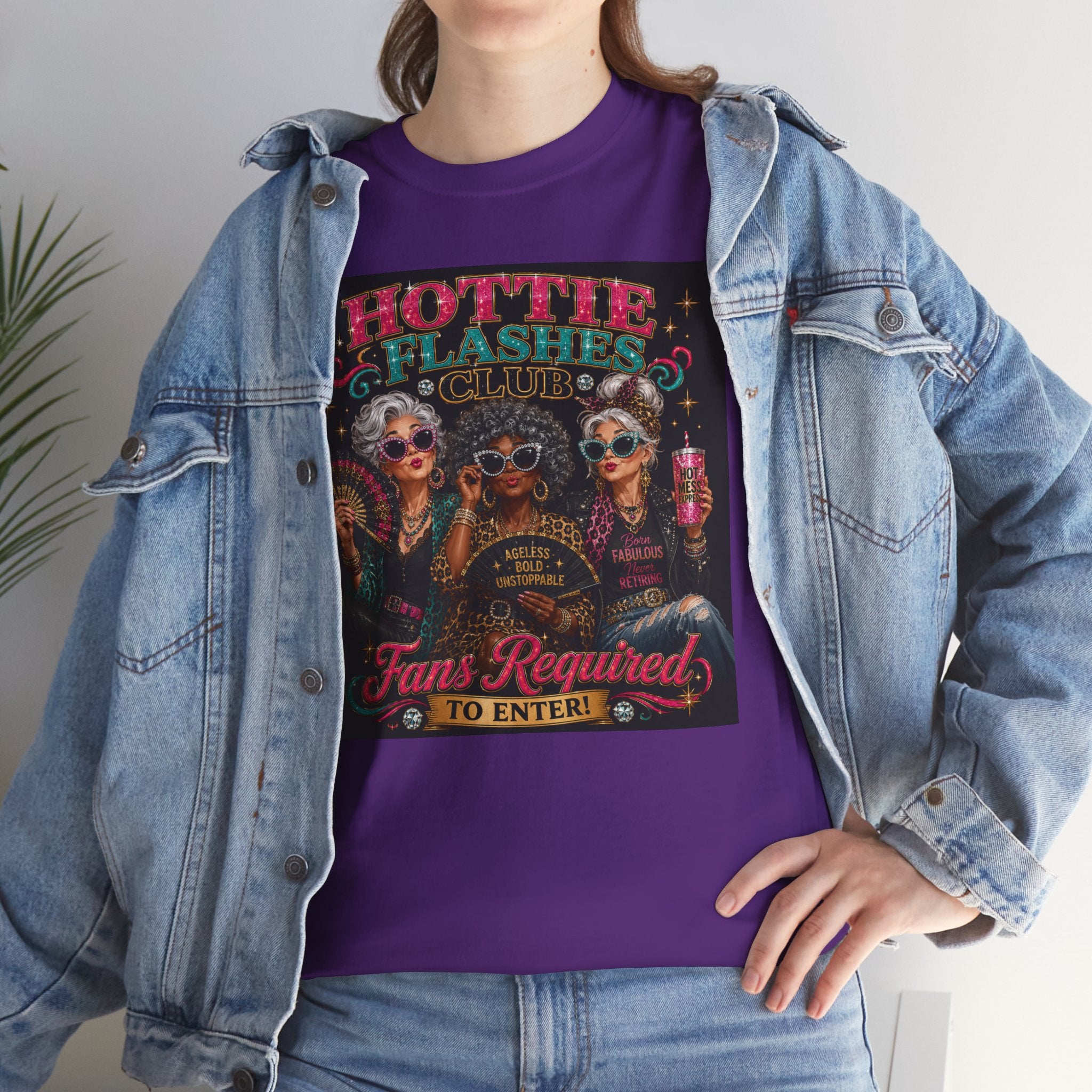 T-Shirt — “Hotter Than Flashers” Day of the Dead Rocker Tee (Fans Required)