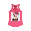 funny  girl cow swing on a pole  mind your business/ Women's Ideal Racerback Tank