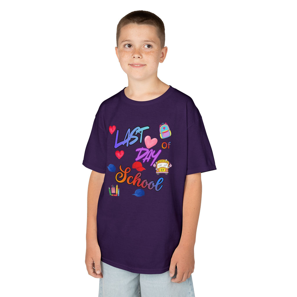 Kids "Last Day of School" T‑Shirt — Colorful End‑of‑School Celebration Tee