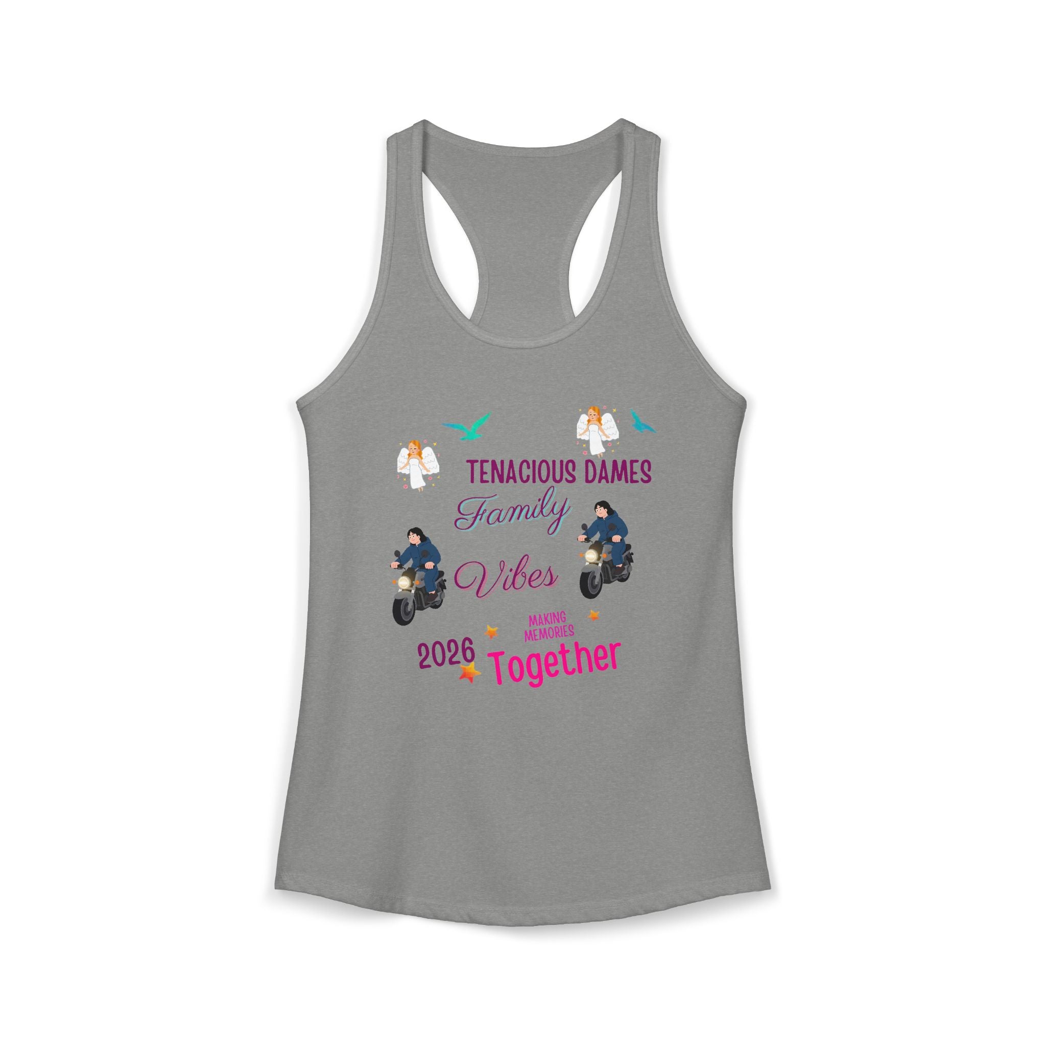 Women's Ideal Racerback Tank  family vibe