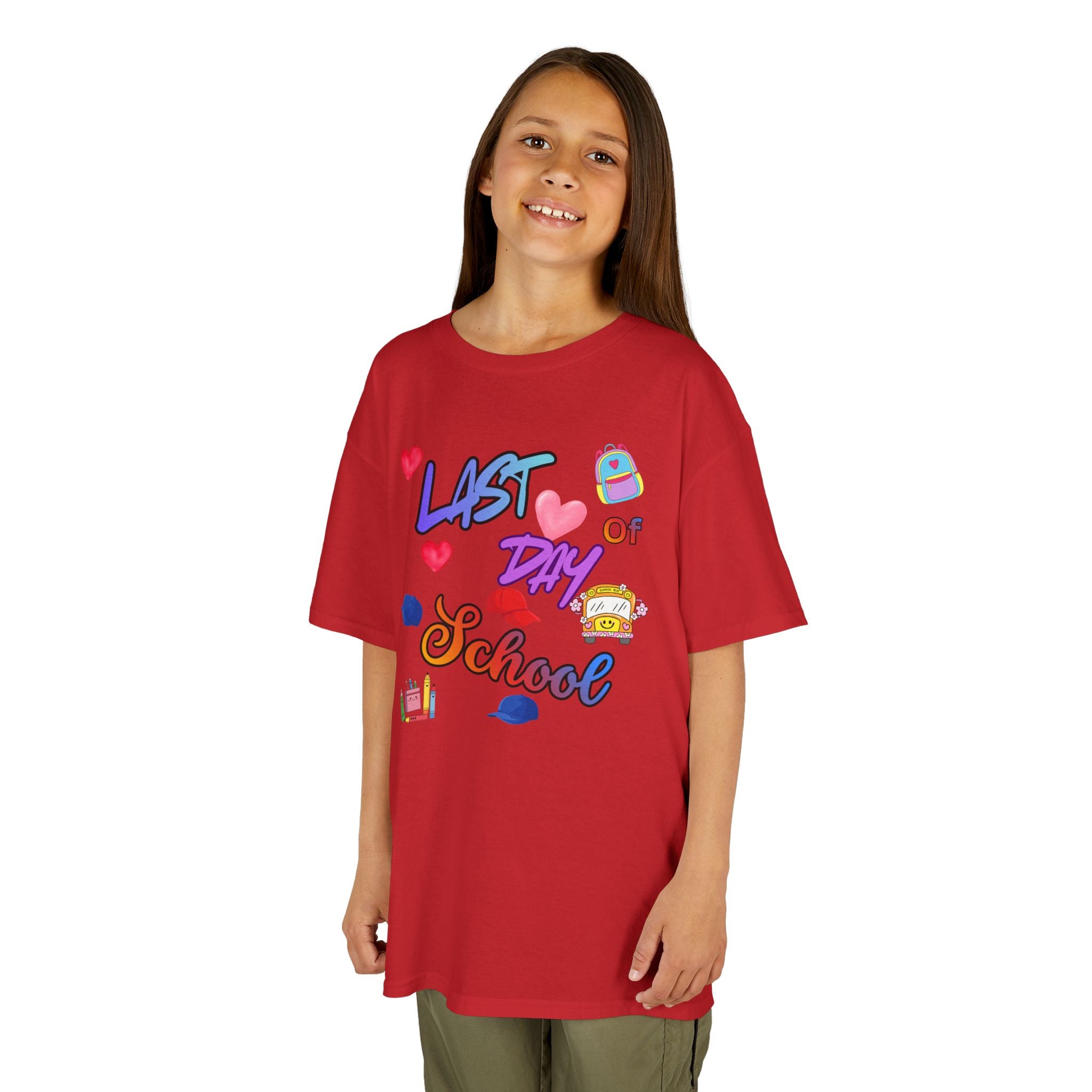 Kids "Last Day of School" T‑Shirt — Colorful End‑of‑School Celebration Tee