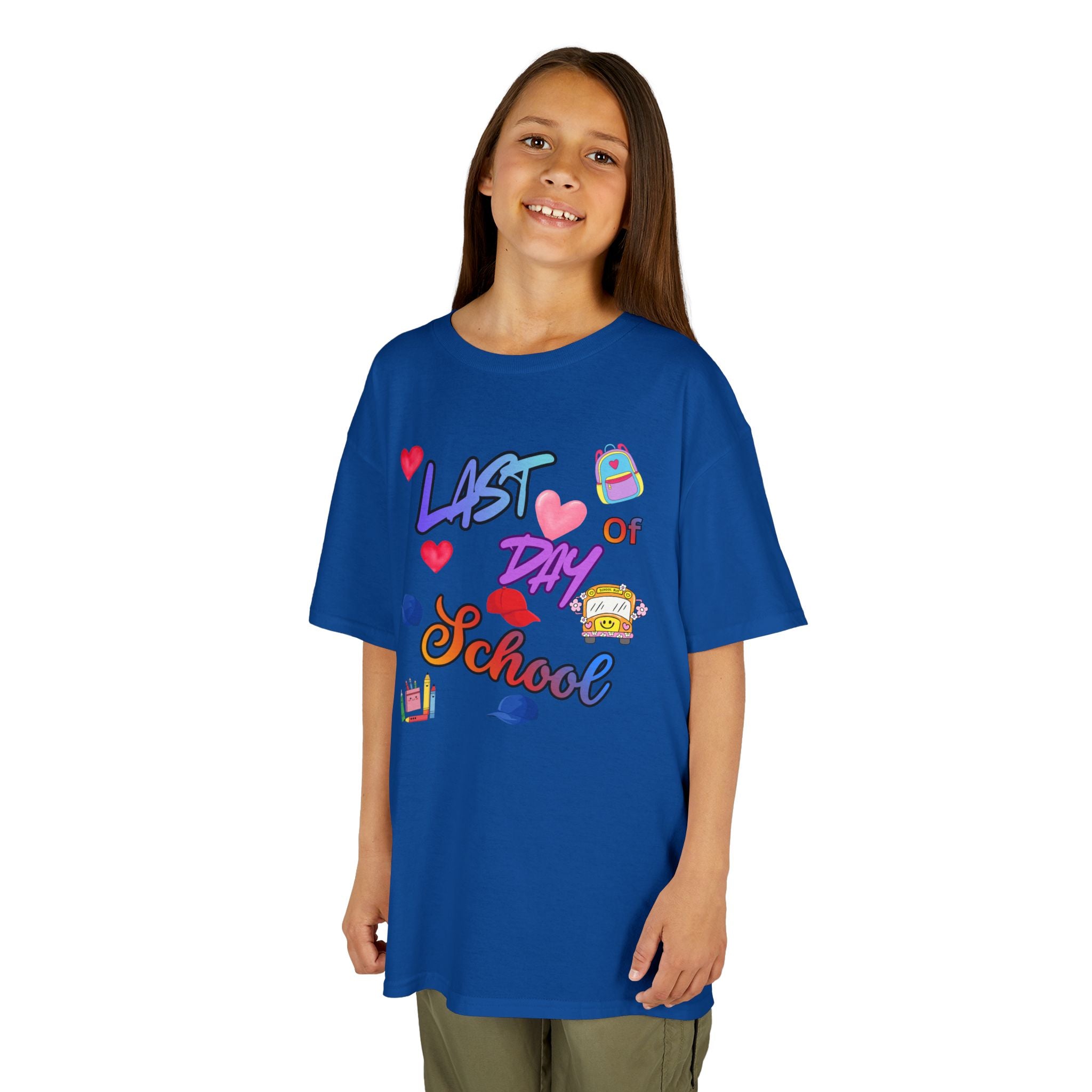 Kids "Last Day of School" T‑Shirt — Colorful End‑of‑School Celebration Tee