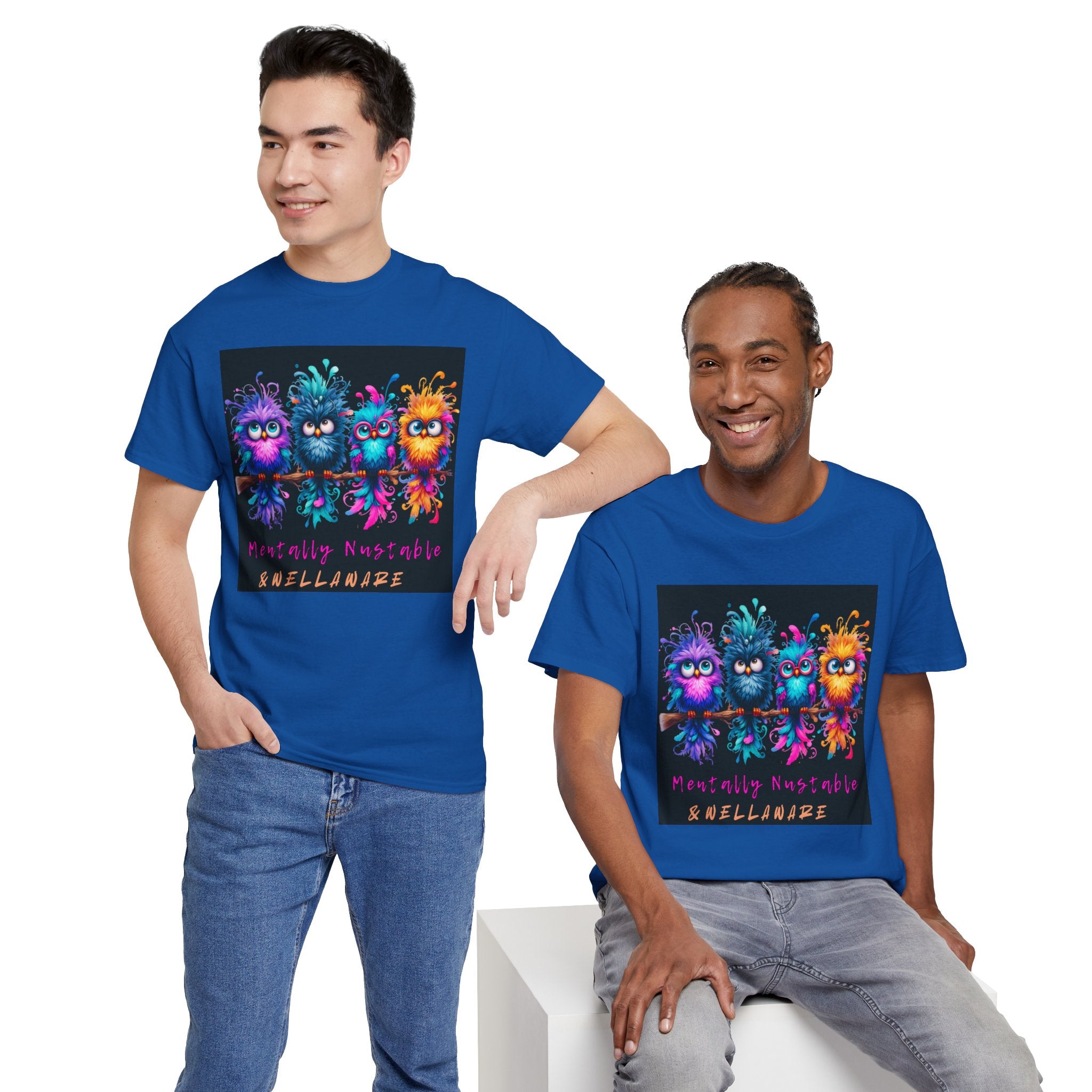 Mentally Unstable Skelliwaze Tee — Colorful Cute Monster Graphic T-Shirt