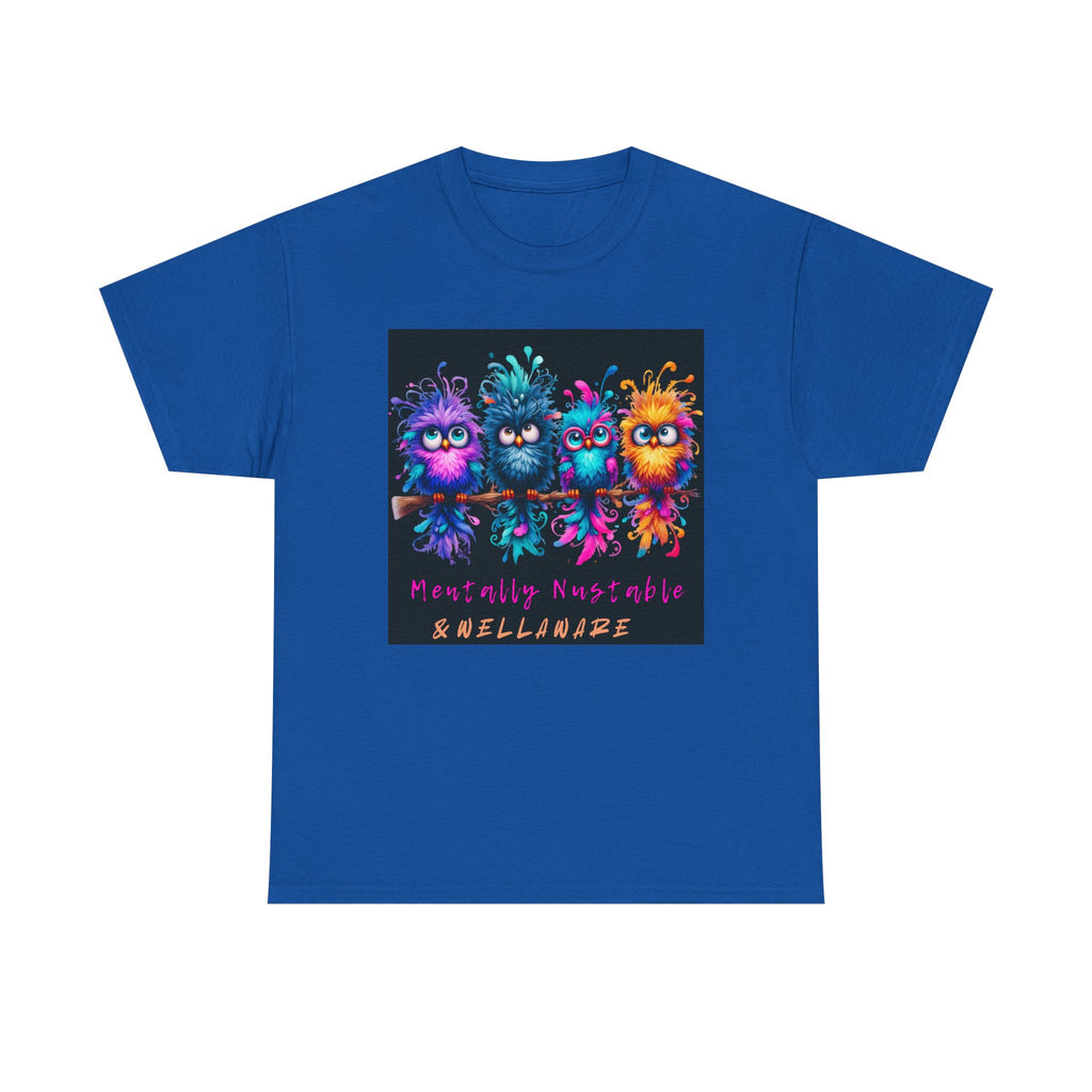 Mentally Unstable Skelliwaze Tee — Colorful Cute Monster Graphic T-Shirt