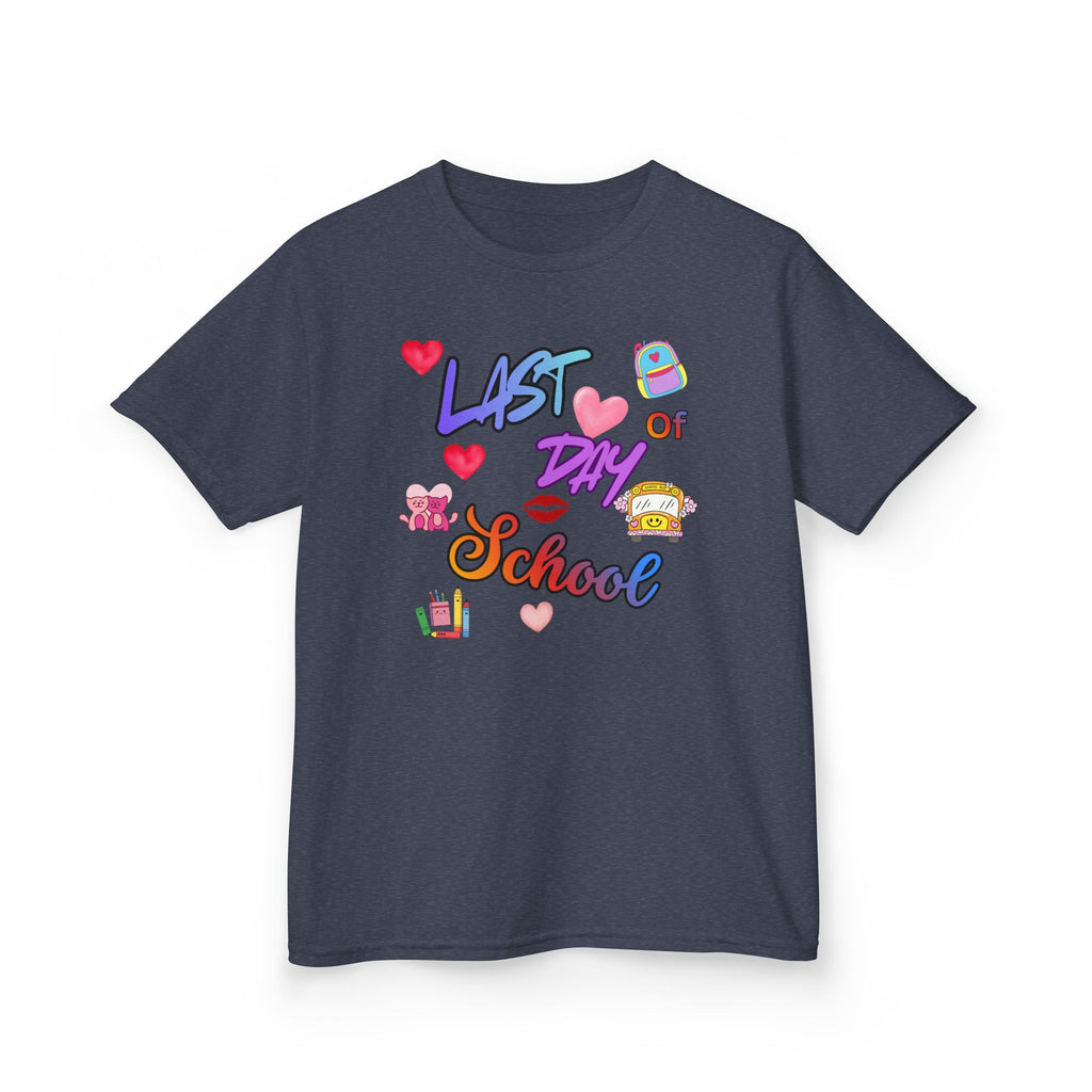 Kids "Last Day of School" T-Shirt — Colorful End-of-Year Tee for Boys & Girls