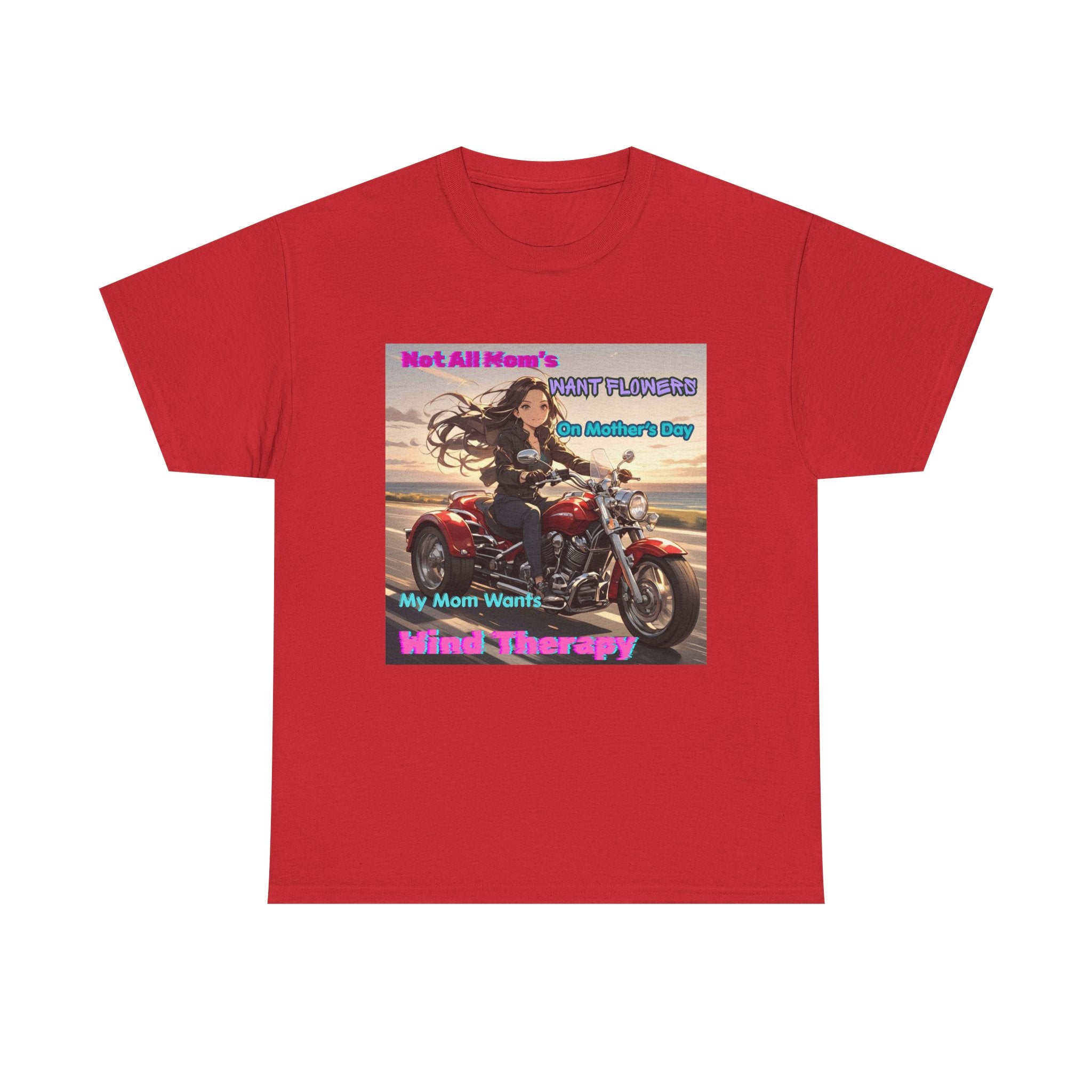 Motorcycle Mom Tee — 'Not All Moms' Mind Therapy Biker Graphic Shirt