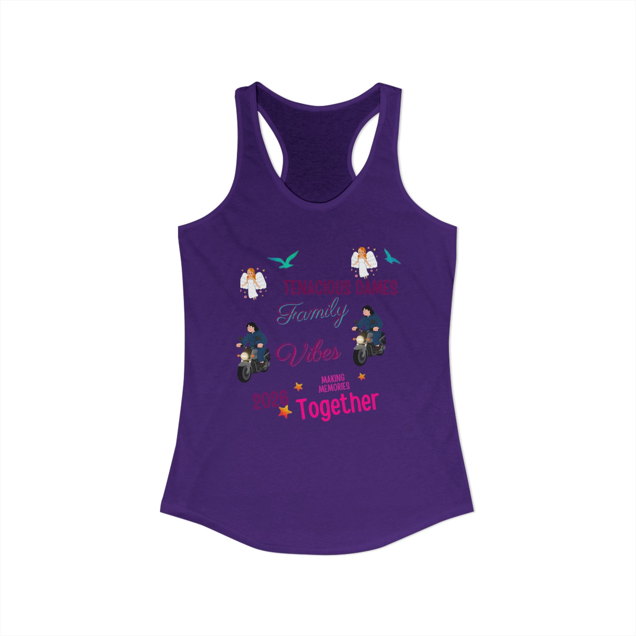 Women's Ideal Racerback Tank  family vibe