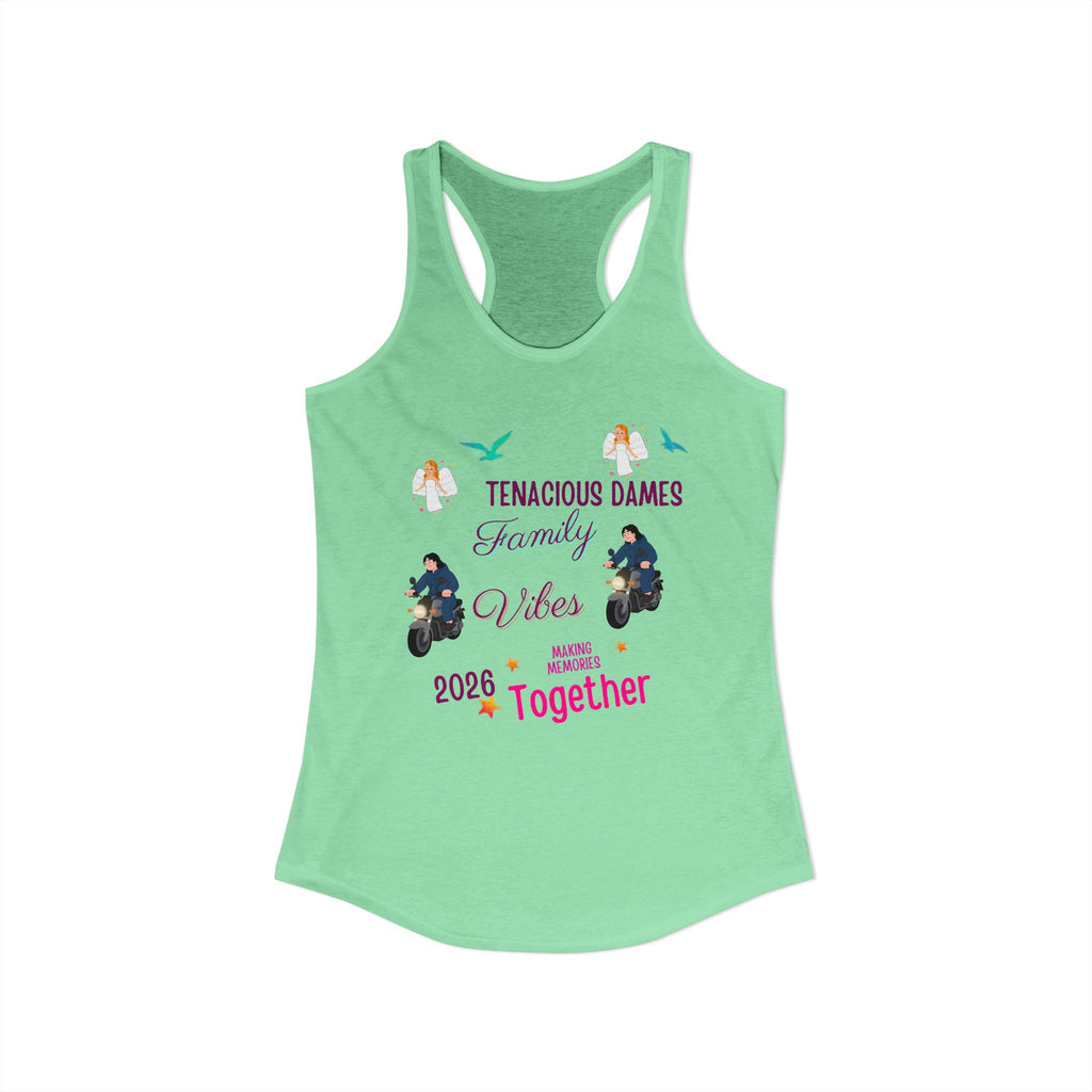 Women's Ideal Racerback Tank  family vibe