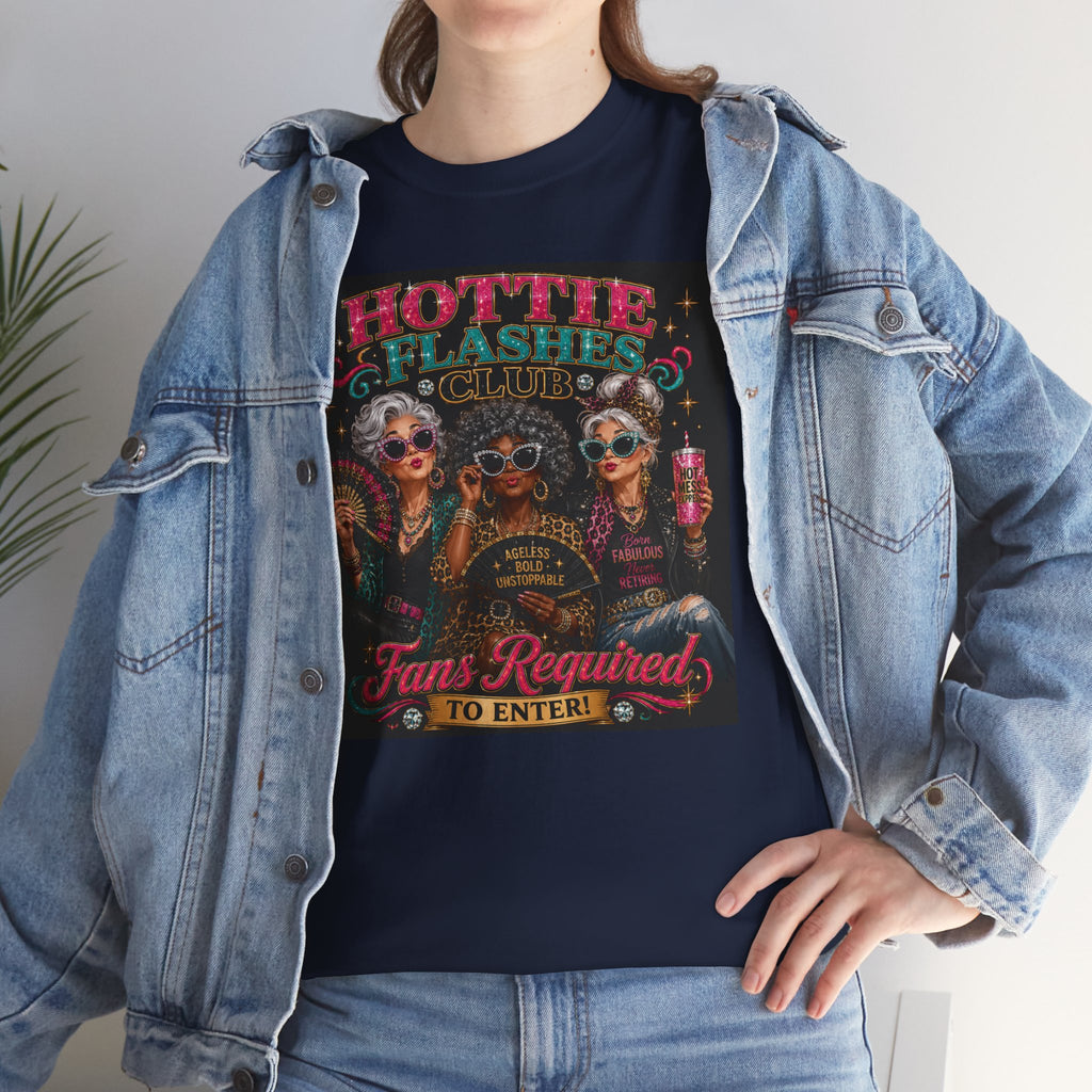 T-Shirt — “Hotter Than Flashers” Day of the Dead Rocker Tee (Fans Required)