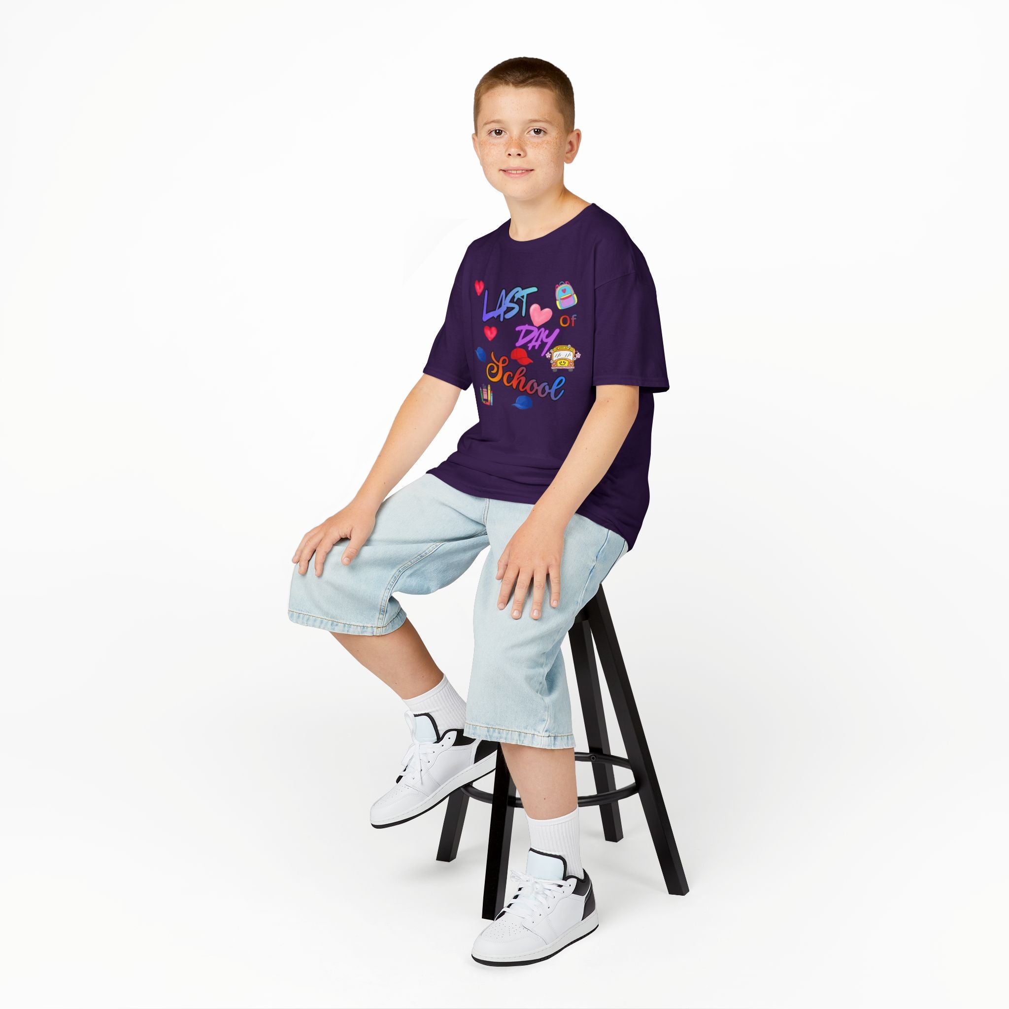 Kids "Last Day of School" T‑Shirt — Colorful End‑of‑School Celebration Tee