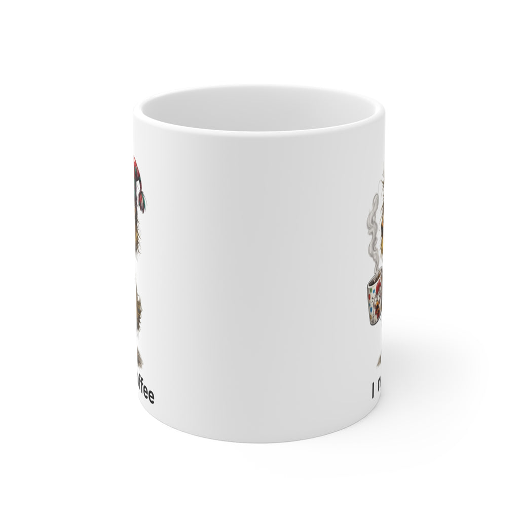 Sleepy Duckling I Need Coffee Mug | Cute Tired Bird Morning Coffee Cup