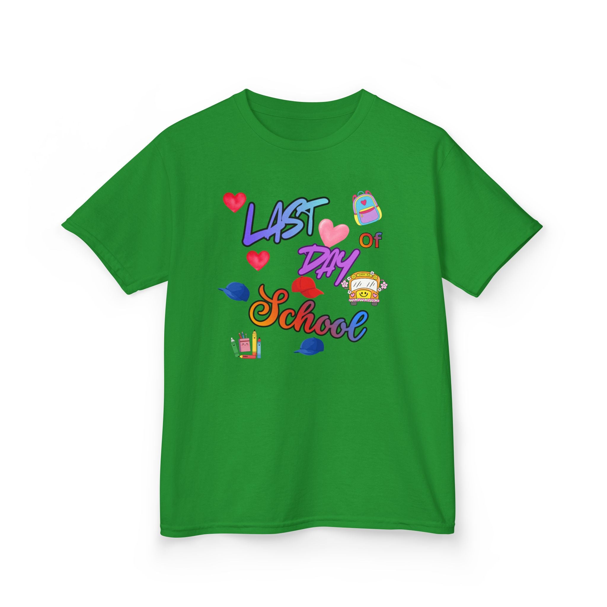 Kids "Last Day of School" T‑Shirt — Colorful End‑of‑School Celebration Tee