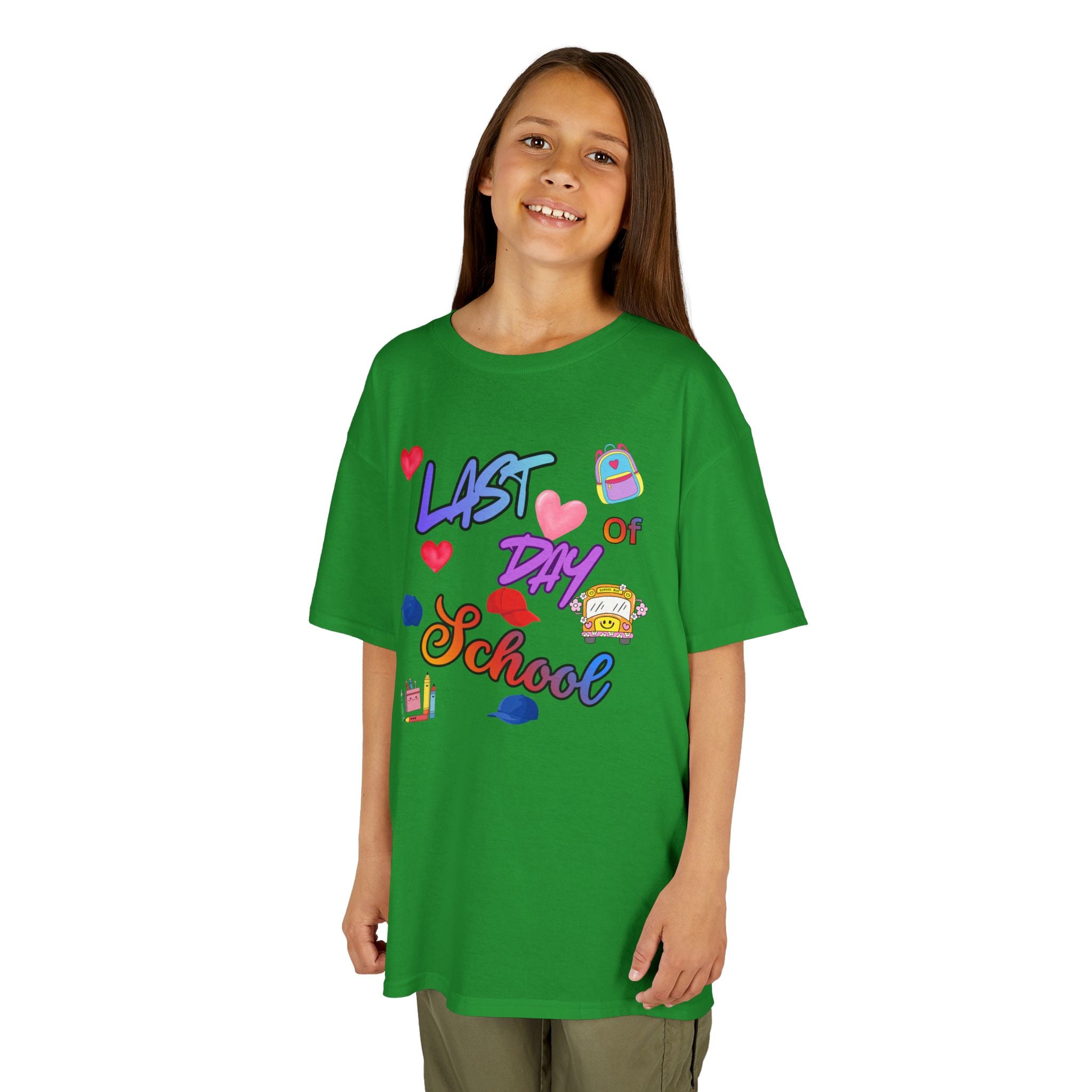 Kids "Last Day of School" T‑Shirt — Colorful End‑of‑School Celebration Tee