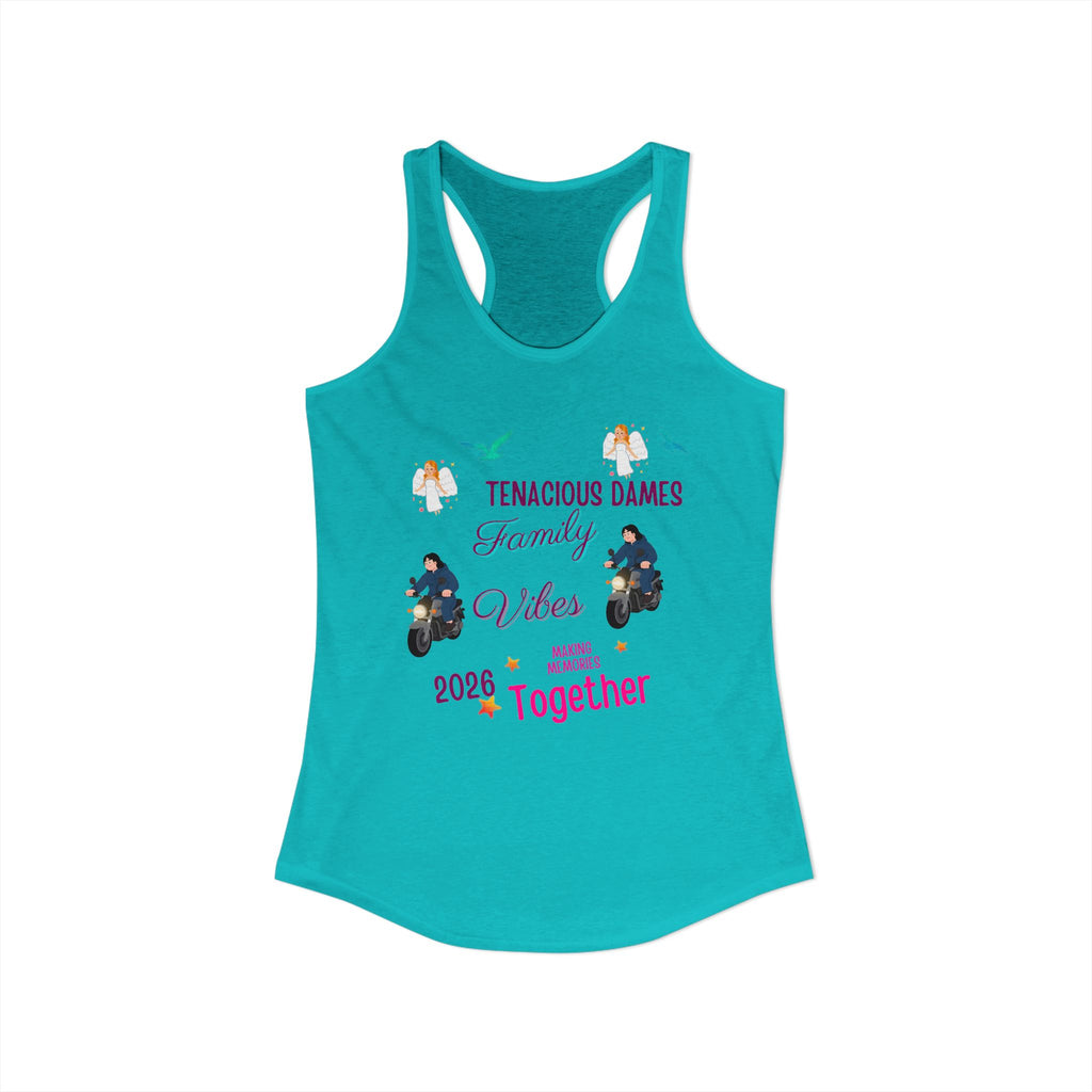 Women's Ideal Racerback Tank  family vibe