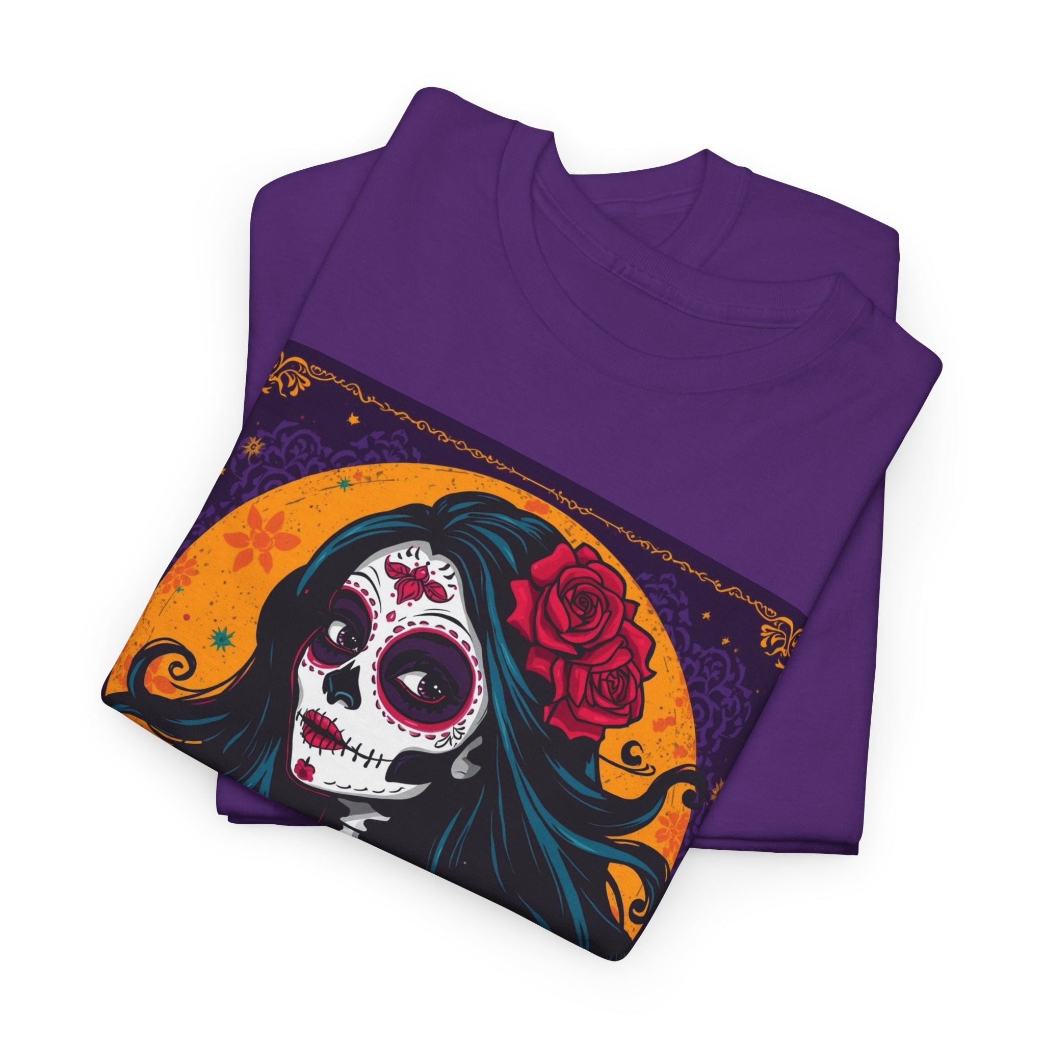 Day of the Dead Skull Tee — "Not in Jail, Not in a Mental Hospital…" Skull T-Shirt
