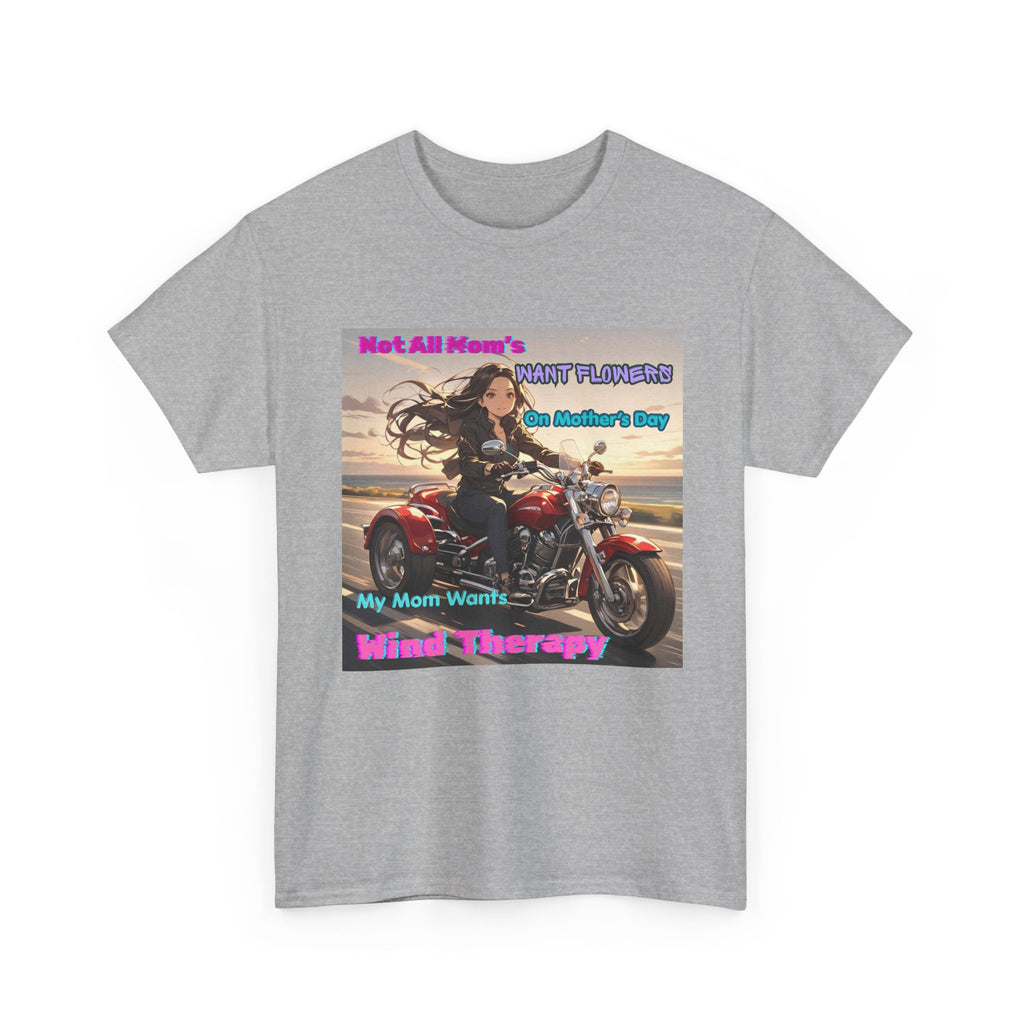 Motorcycle Mom Tee — 'Not All Moms' Mind Therapy Biker Graphic Shirt