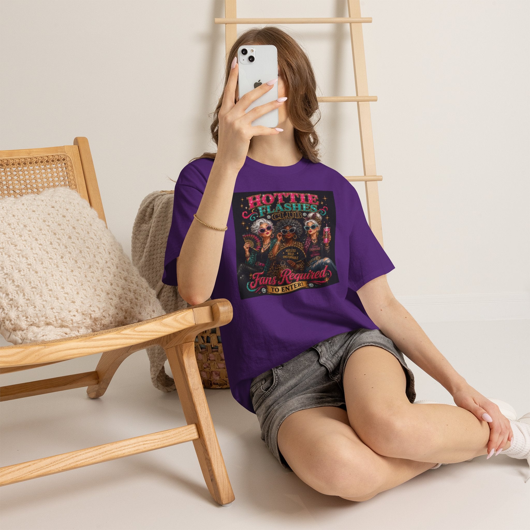 T-Shirt — “Hotter Than Flashers” Day of the Dead Rocker Tee (Fans Required)