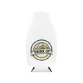 Bottle Cooler Sleeve — 'Drink Up' & 'Cheers' Zip-Up Insulated Koozie