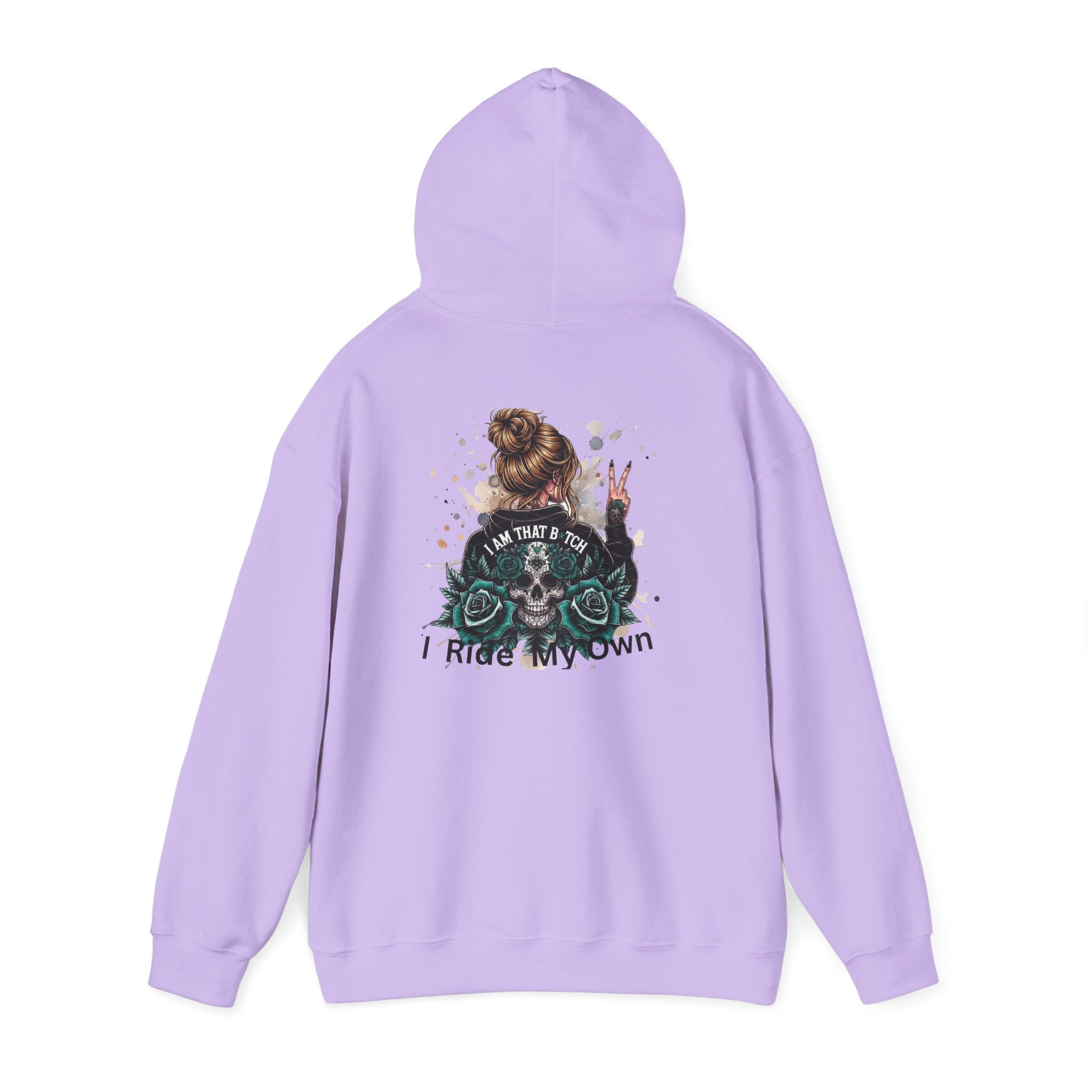 Biker Girl Hoodie – "I Am That B*tch I Ride My Own" Motorcycle Graphic Sweatshirt