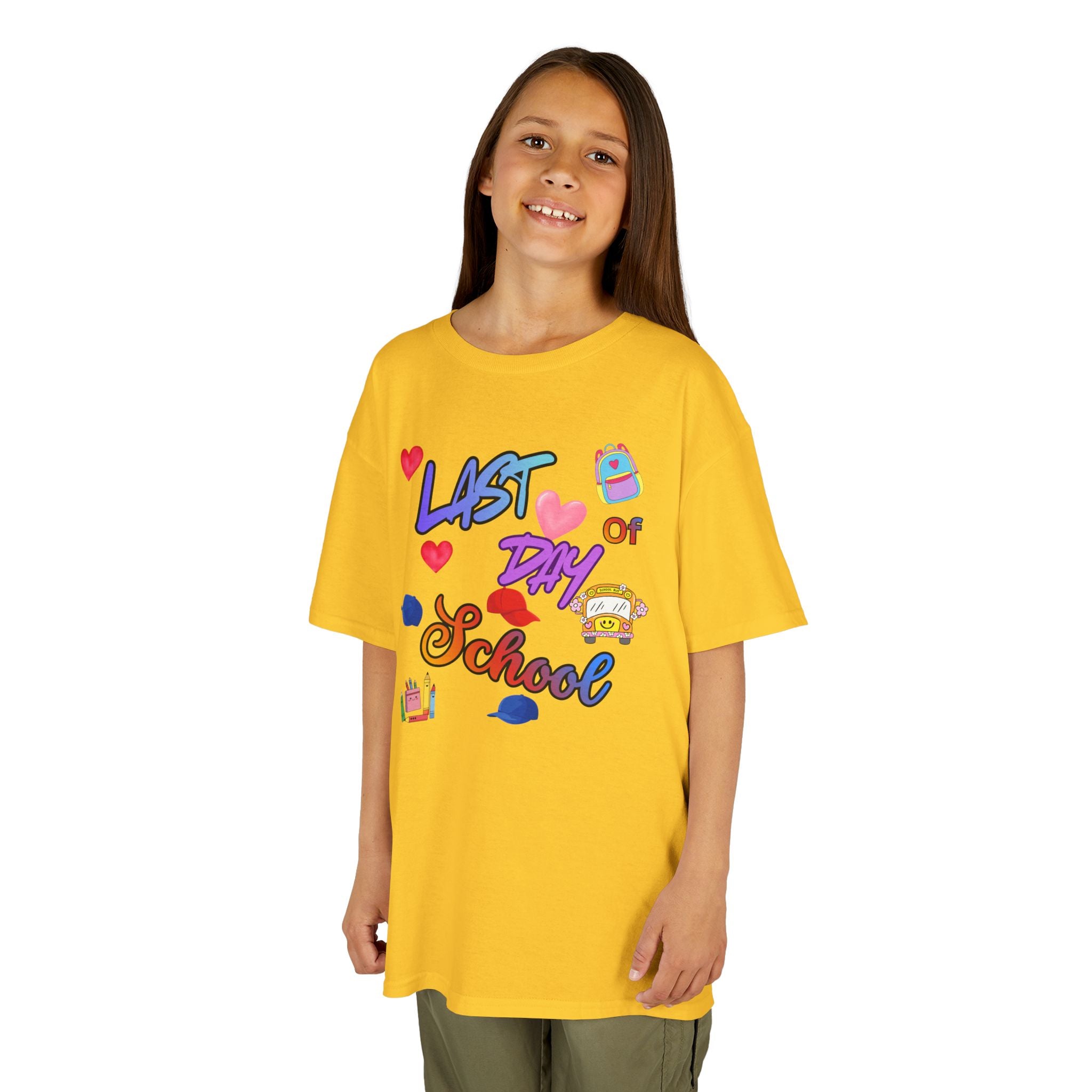 Kids "Last Day of School" T‑Shirt — Colorful End‑of‑School Celebration Tee