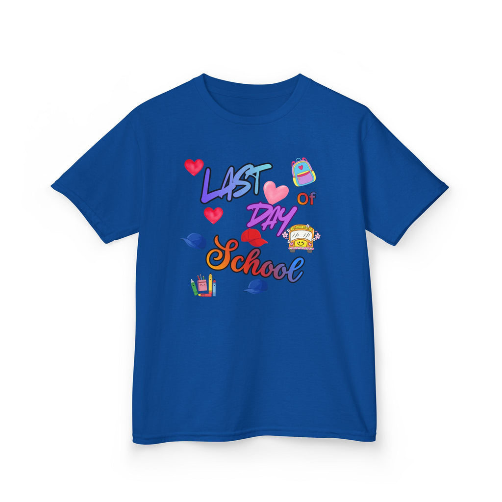 Kids "Last Day of School" T‑Shirt — Colorful End‑of‑School Celebration Tee