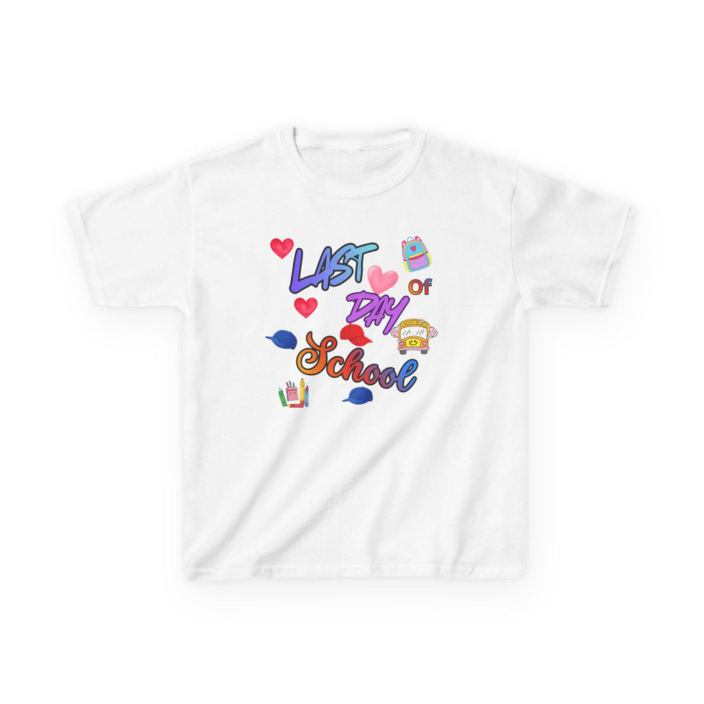 Kids "Last Day of School" T‑Shirt — Colorful End‑of‑School Celebration Tee
