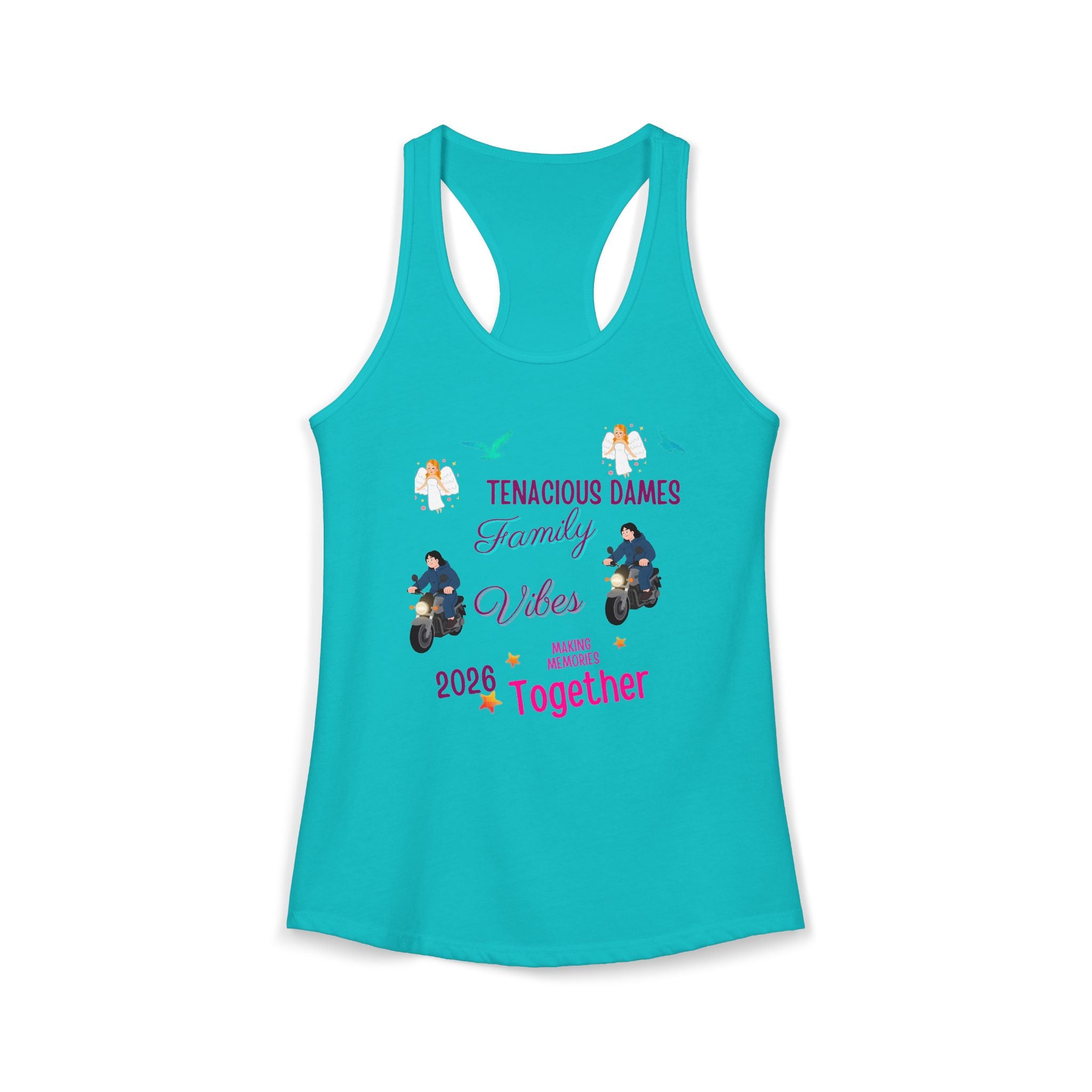 Women's Ideal Racerback Tank  family vibe