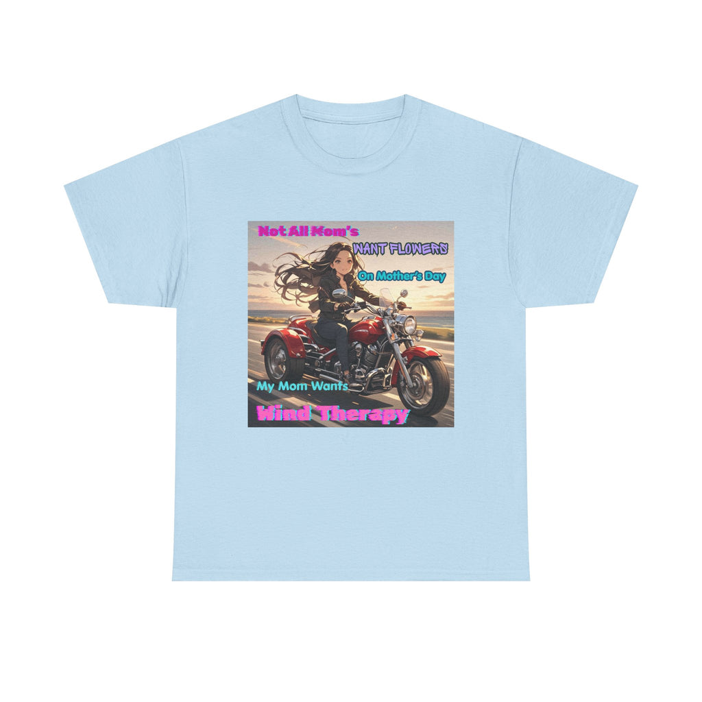 Motorcycle Mom Tee — 'Not All Moms' Mind Therapy Biker Graphic Shirt