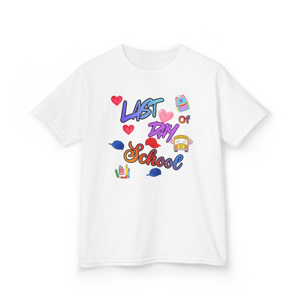 Kids "Last Day of School" T‑Shirt — Colorful End‑of‑School Celebration Tee