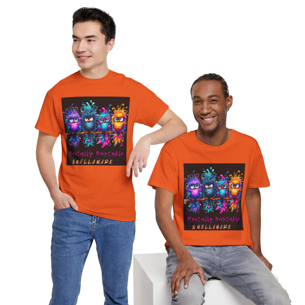 Mentally Unstable Skelliwaze Tee — Colorful Cute Monster Graphic T-Shirt