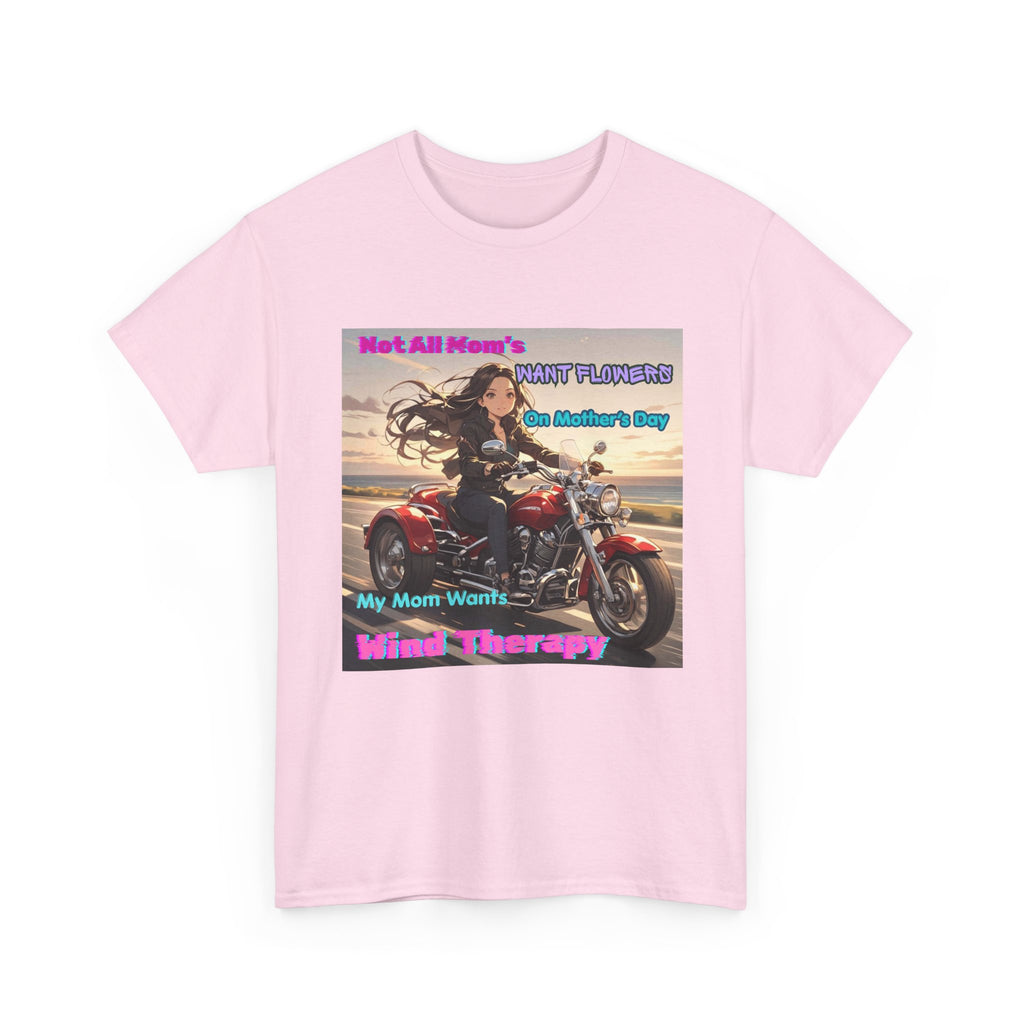 Motorcycle Mom Tee — 'Not All Moms' Mind Therapy Biker Graphic Shirt