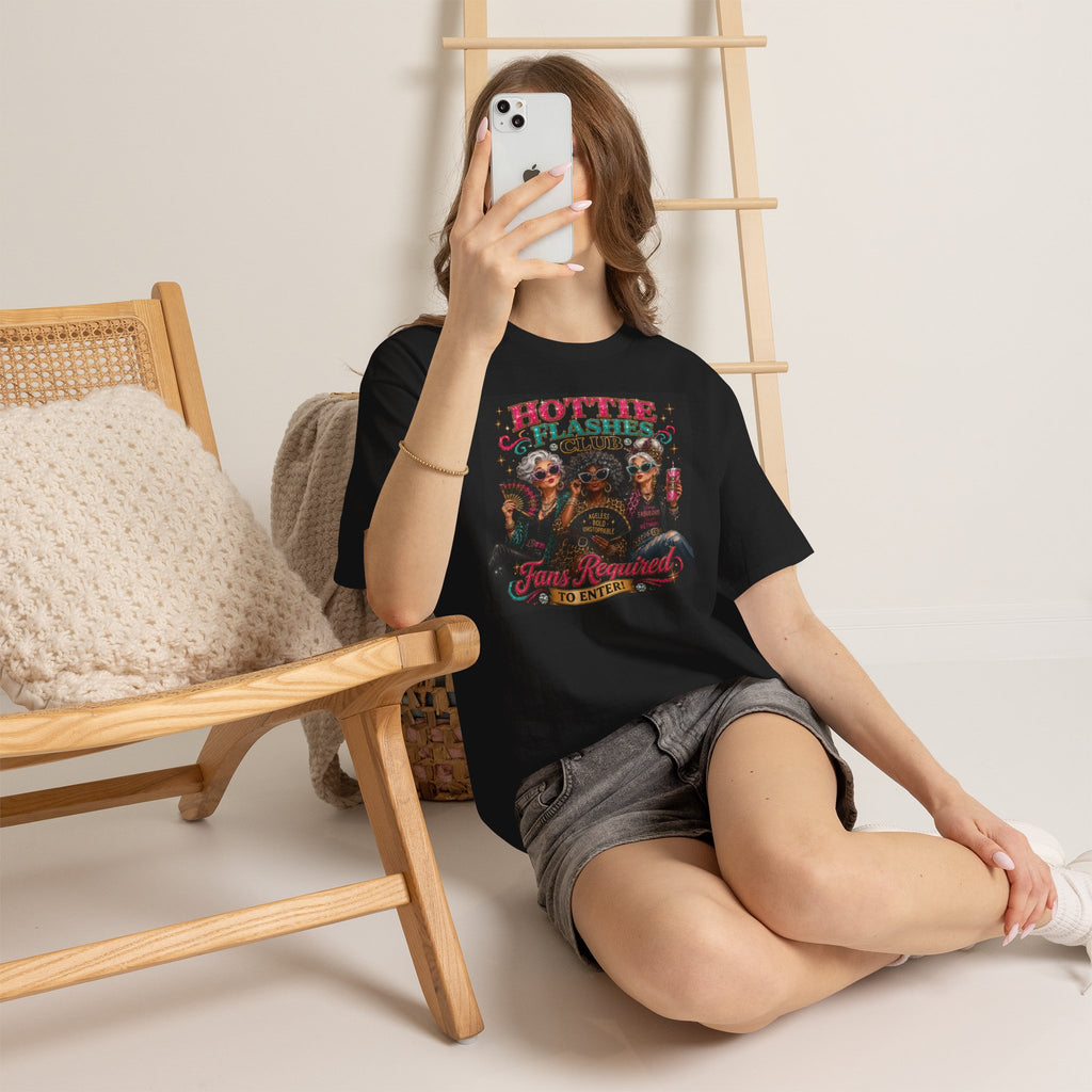 T-Shirt — “Hotter Than Flashers” Day of the Dead Rocker Tee (Fans Required)