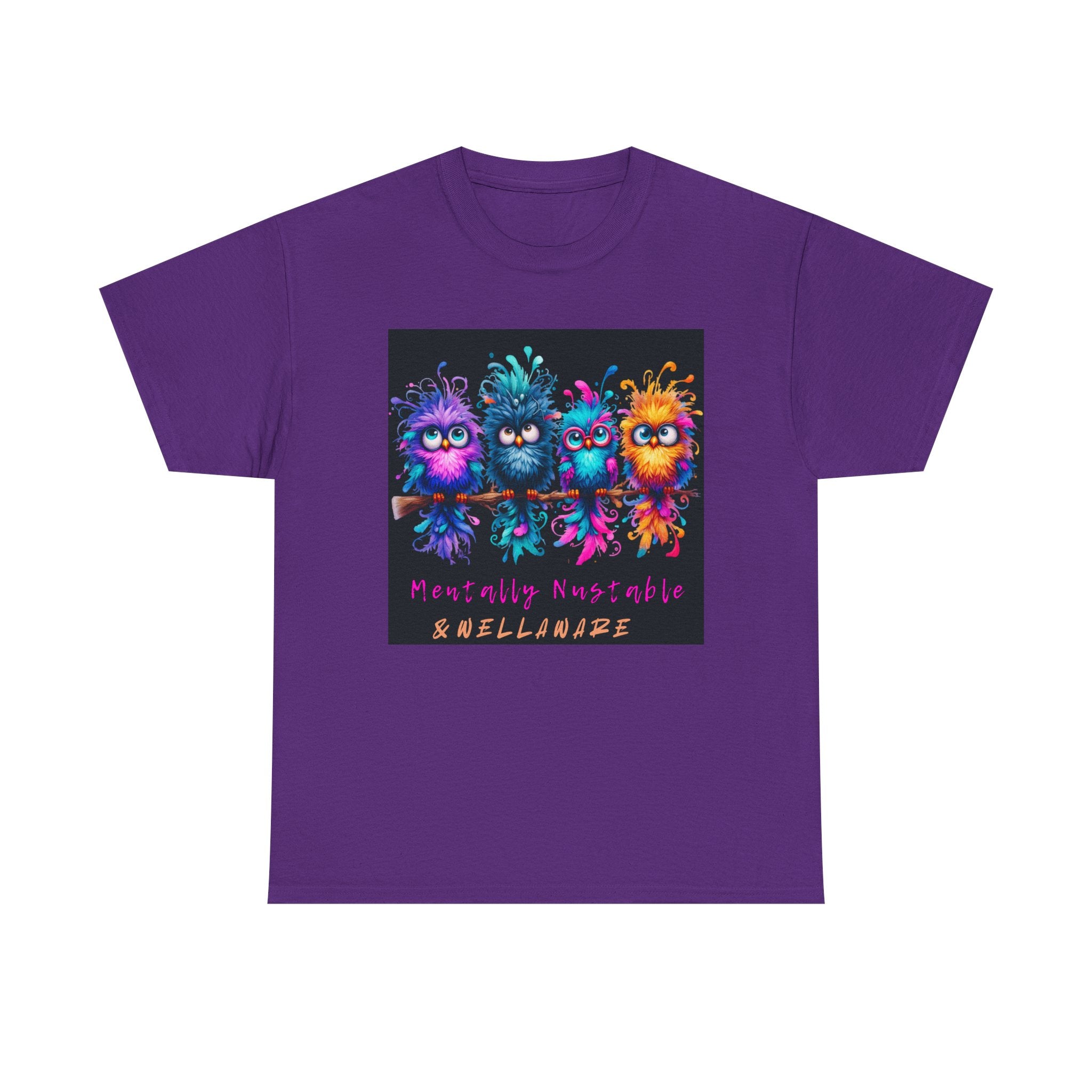 Mentally Unstable Skelliwaze Tee — Colorful Cute Monster Graphic T-Shirt