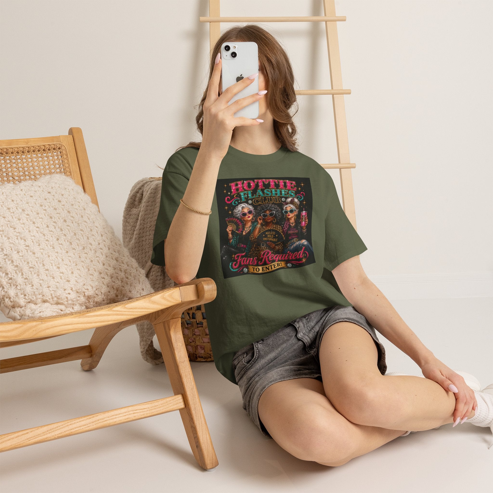 T-Shirt — “Hotter Than Flashers” Day of the Dead Rocker Tee (Fans Required)