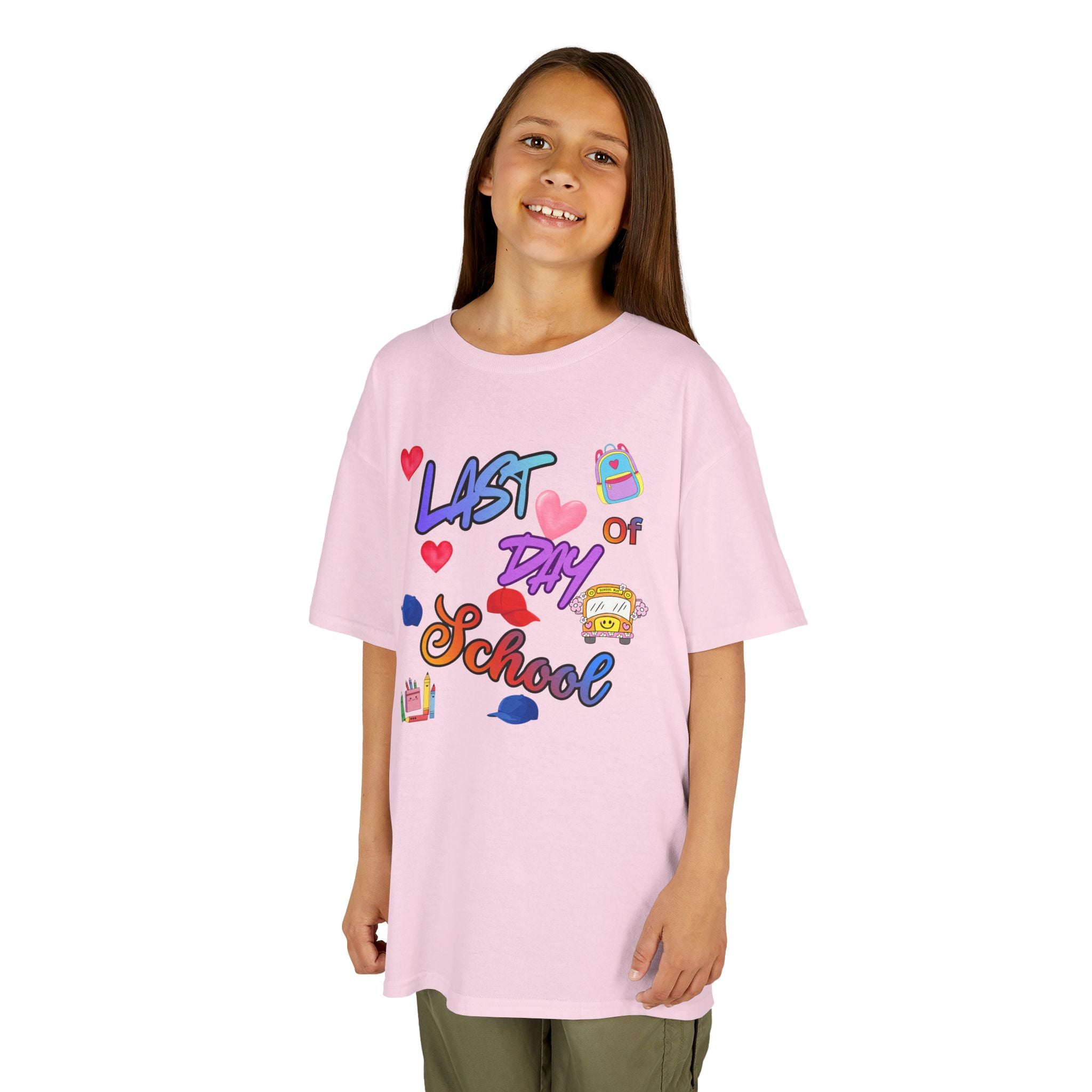 Kids "Last Day of School" T‑Shirt — Colorful End‑of‑School Celebration Tee