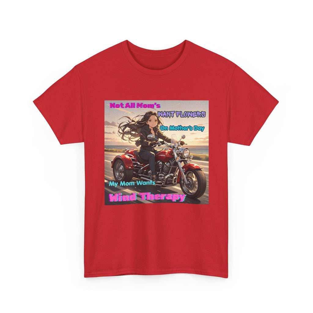 Motorcycle Mom Tee — 'Not All Moms' Mind Therapy Biker Graphic Shirt