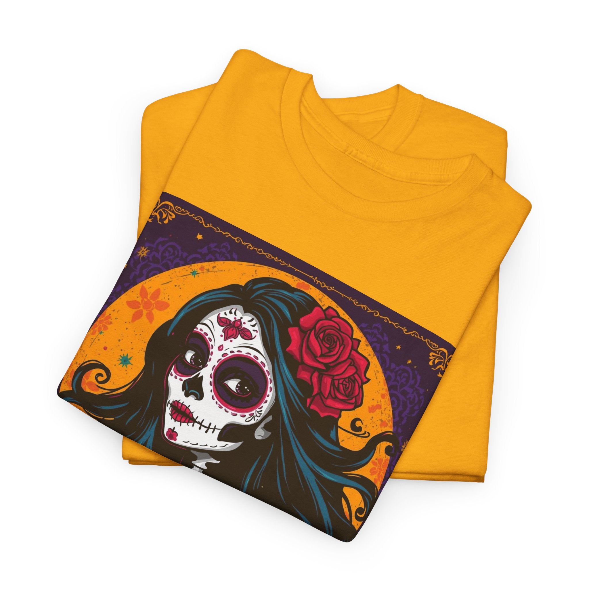 Day of the Dead Skull Tee — "Not in Jail, Not in a Mental Hospital…" Skull T-Shirt