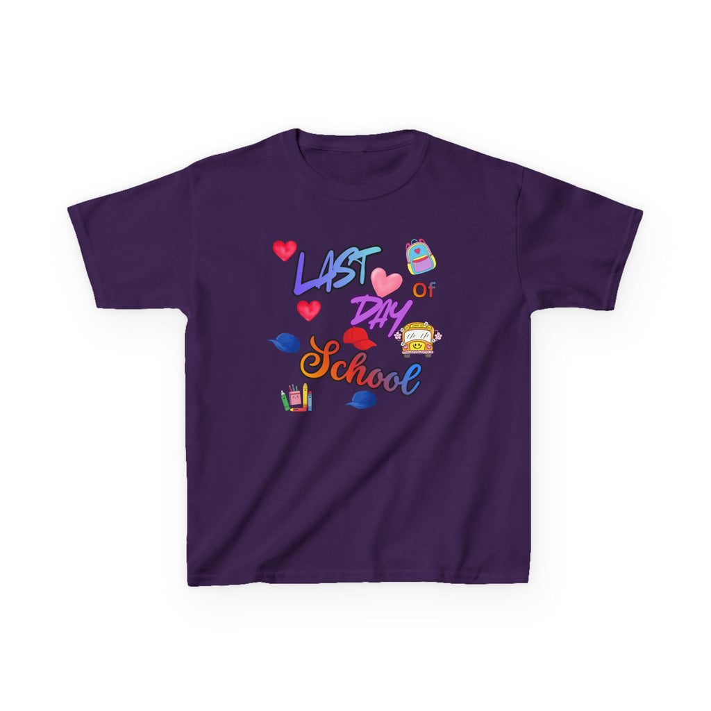 Kids "Last Day of School" T‑Shirt — Colorful End‑of‑School Celebration Tee
