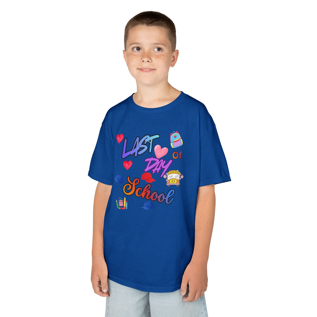 Kids "Last Day of School" T‑Shirt — Colorful End‑of‑School Celebration Tee