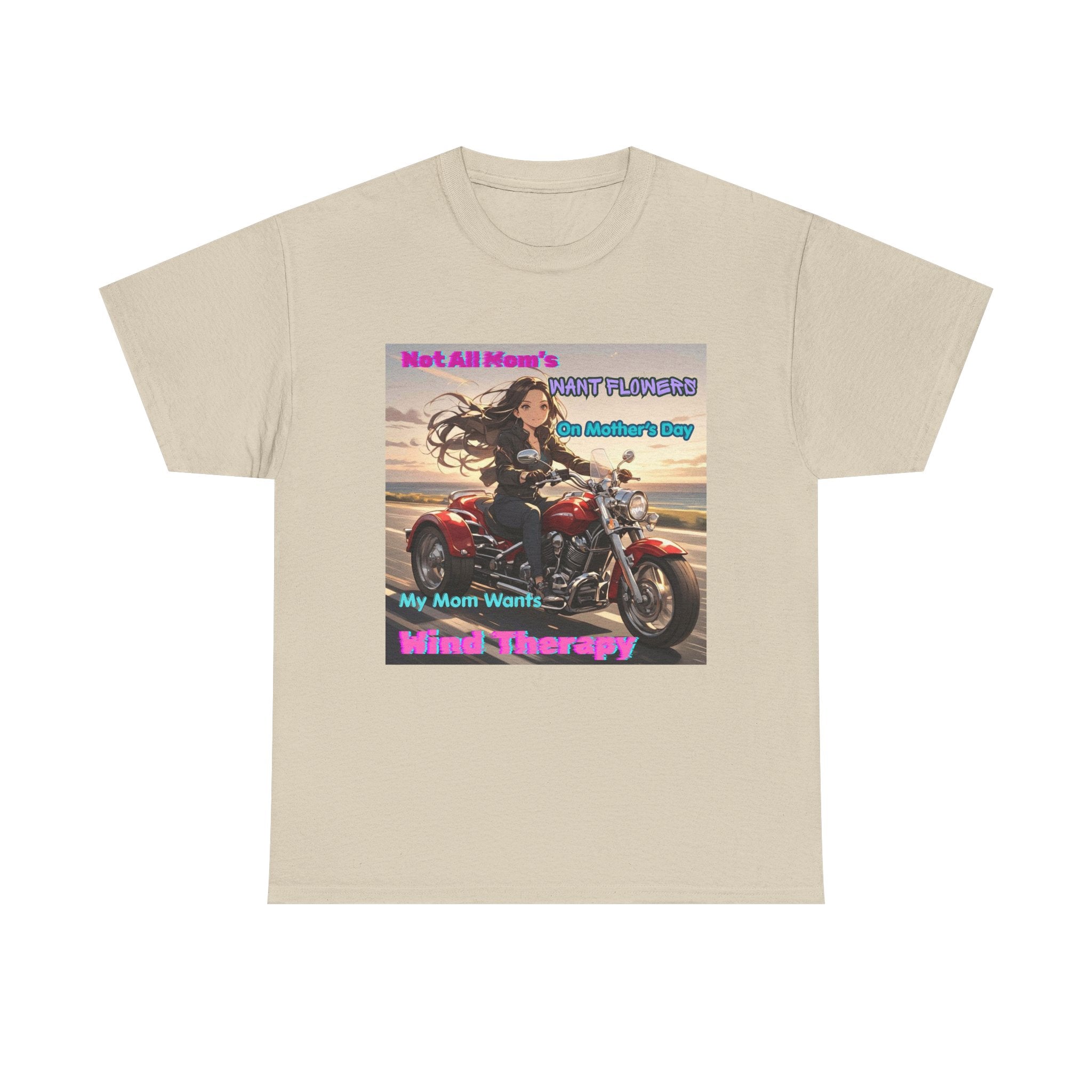 Motorcycle Mom Tee — 'Not All Moms' Mind Therapy Biker Graphic Shirt