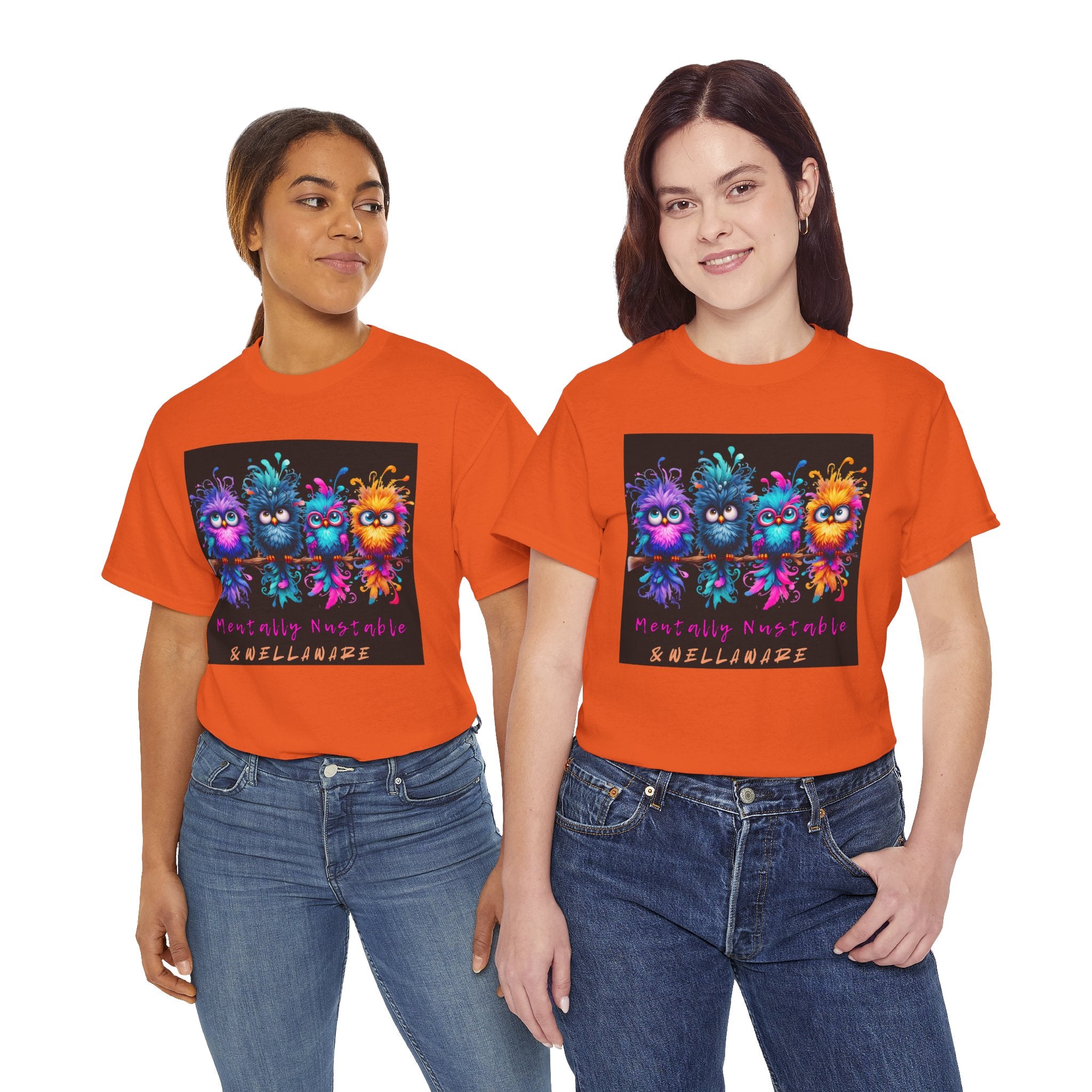 Mentally Unstable Skelliwaze Tee — Colorful Cute Monster Graphic T-Shirt