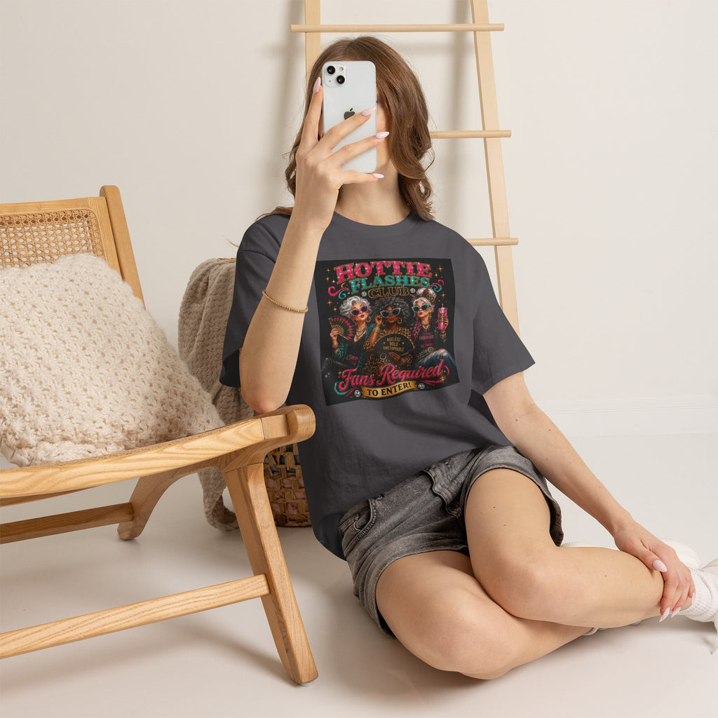 T-Shirt — “Hotter Than Flashers” Day of the Dead Rocker Tee (Fans Required)