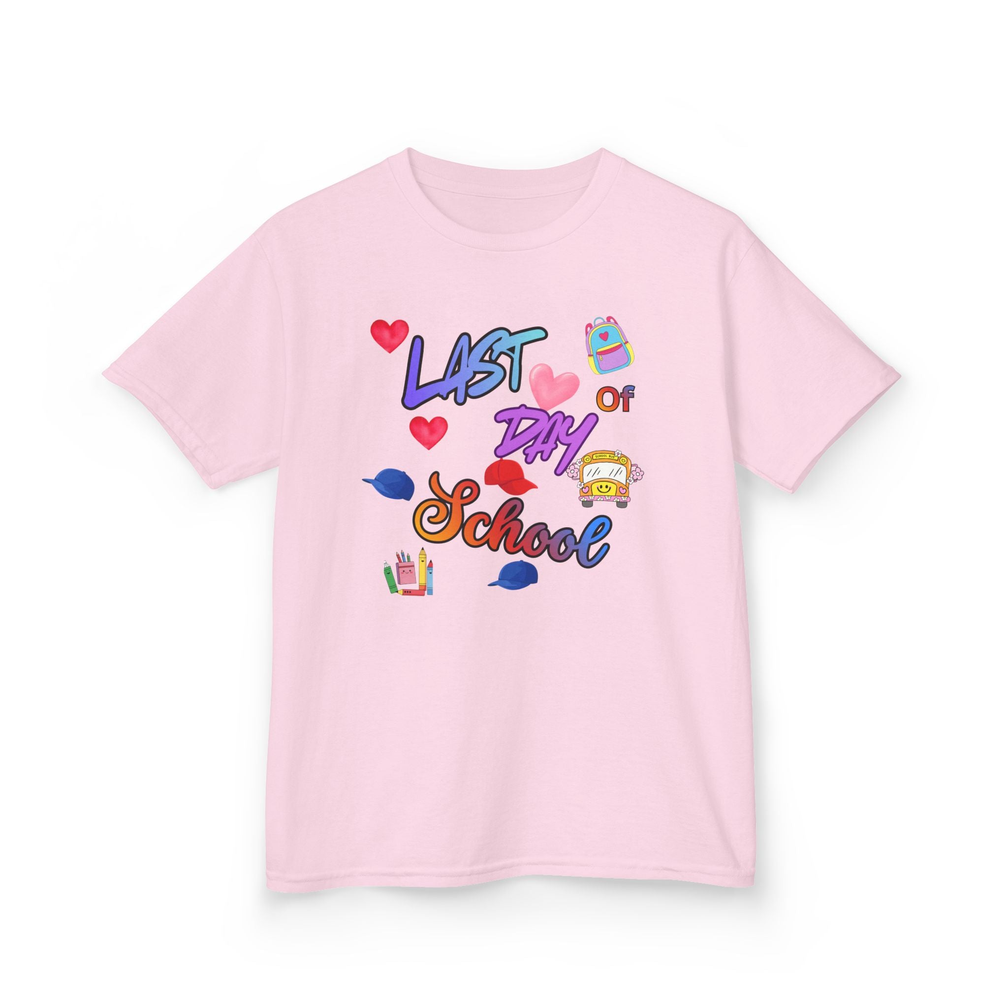Kids "Last Day of School" T‑Shirt — Colorful End‑of‑School Celebration Tee