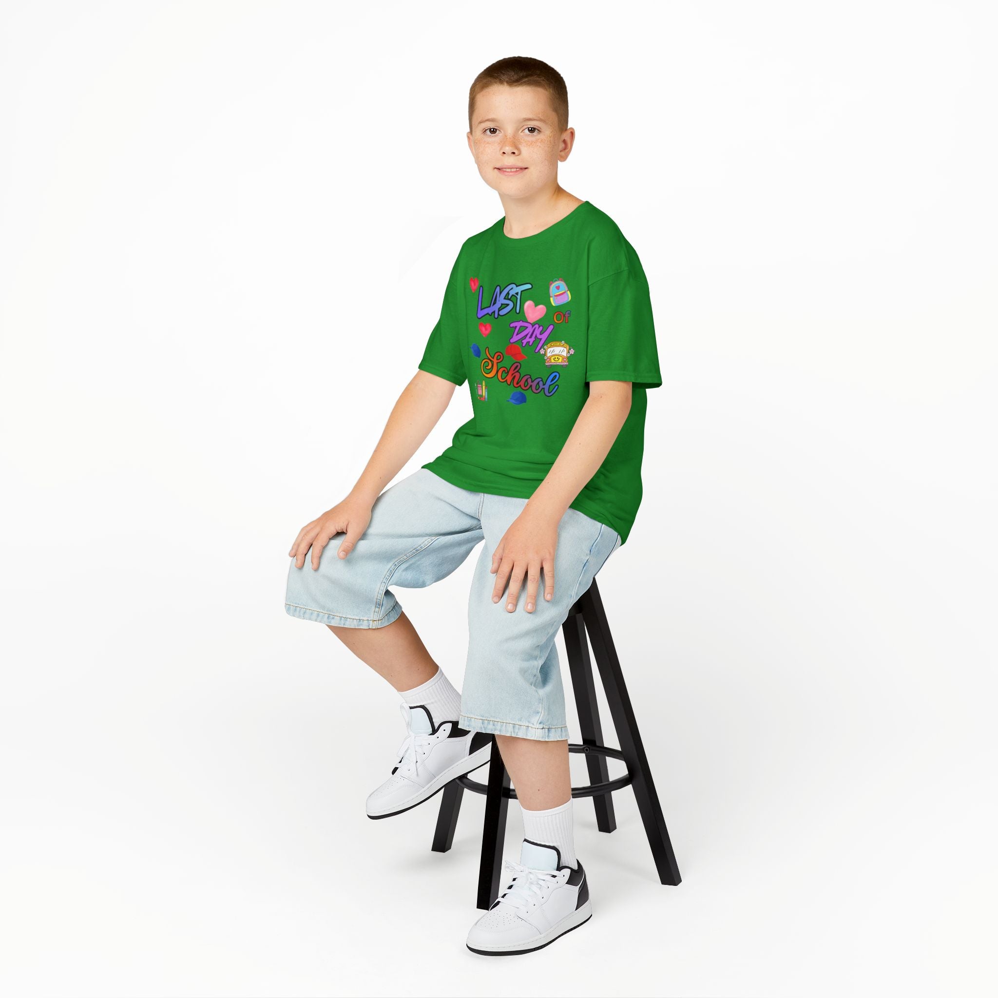 Kids "Last Day of School" T‑Shirt — Colorful End‑of‑School Celebration Tee
