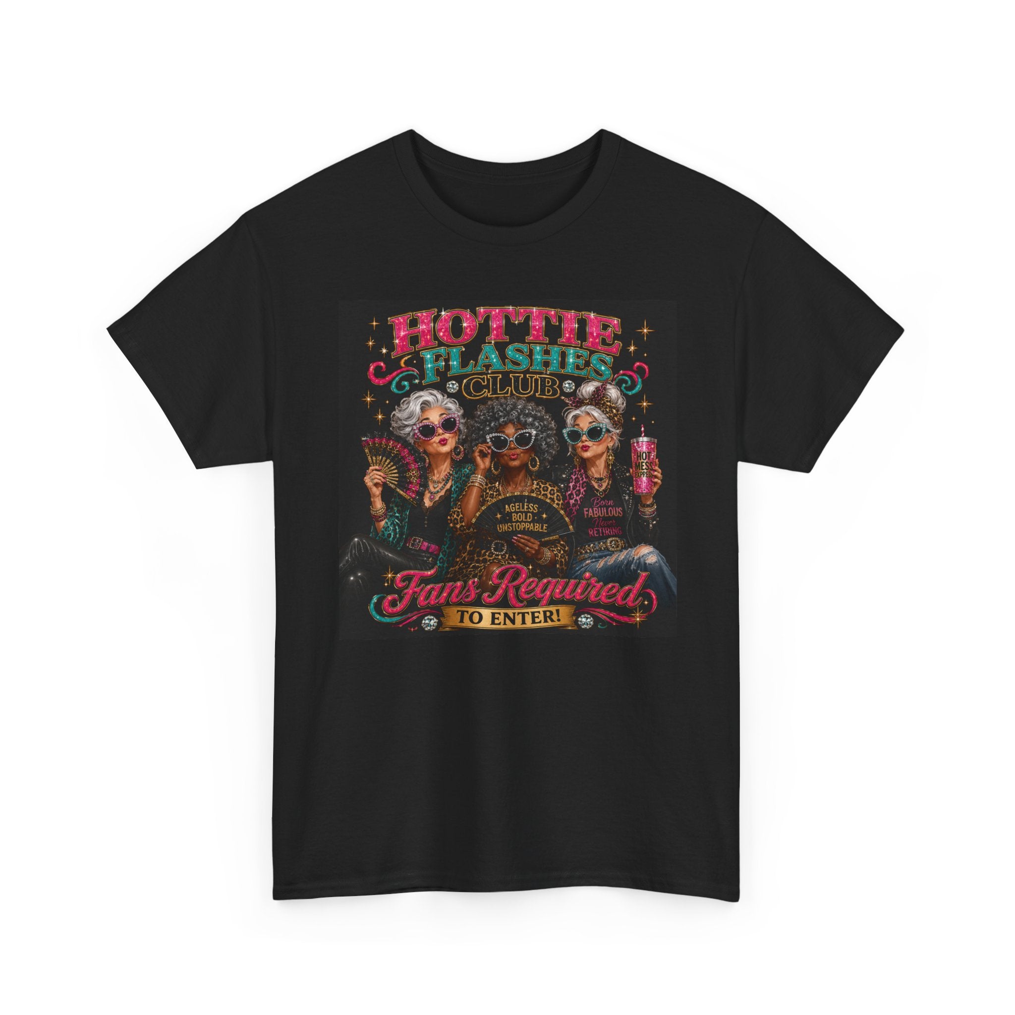 T-Shirt — “Hotter Than Flashers” Day of the Dead Rocker Tee (Fans Required)