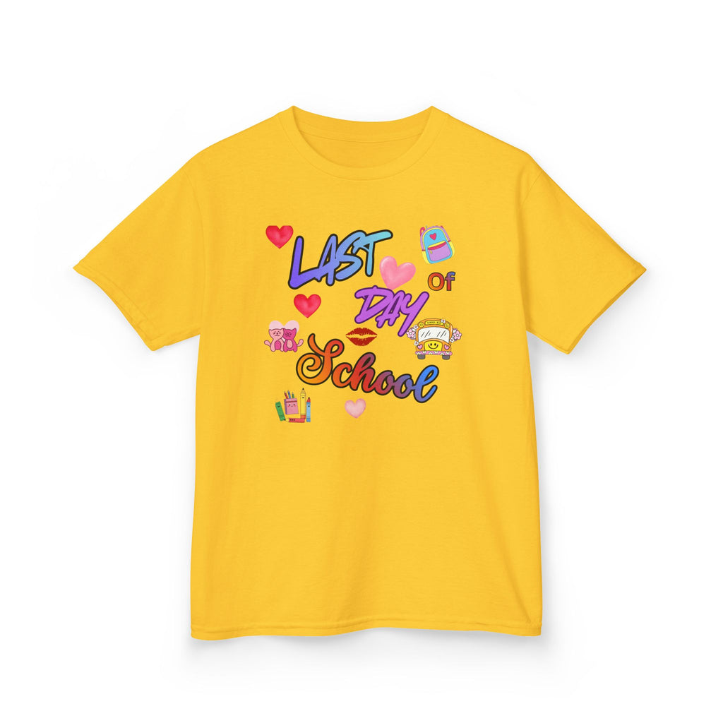 Kids "Last Day of School" T-Shirt — Colorful End-of-Year Tee for Boys & Girls