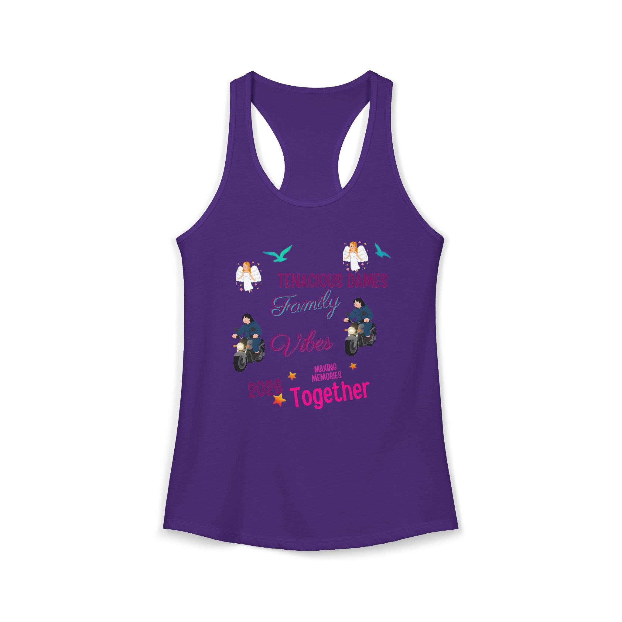 Women's Ideal Racerback Tank  family vibe