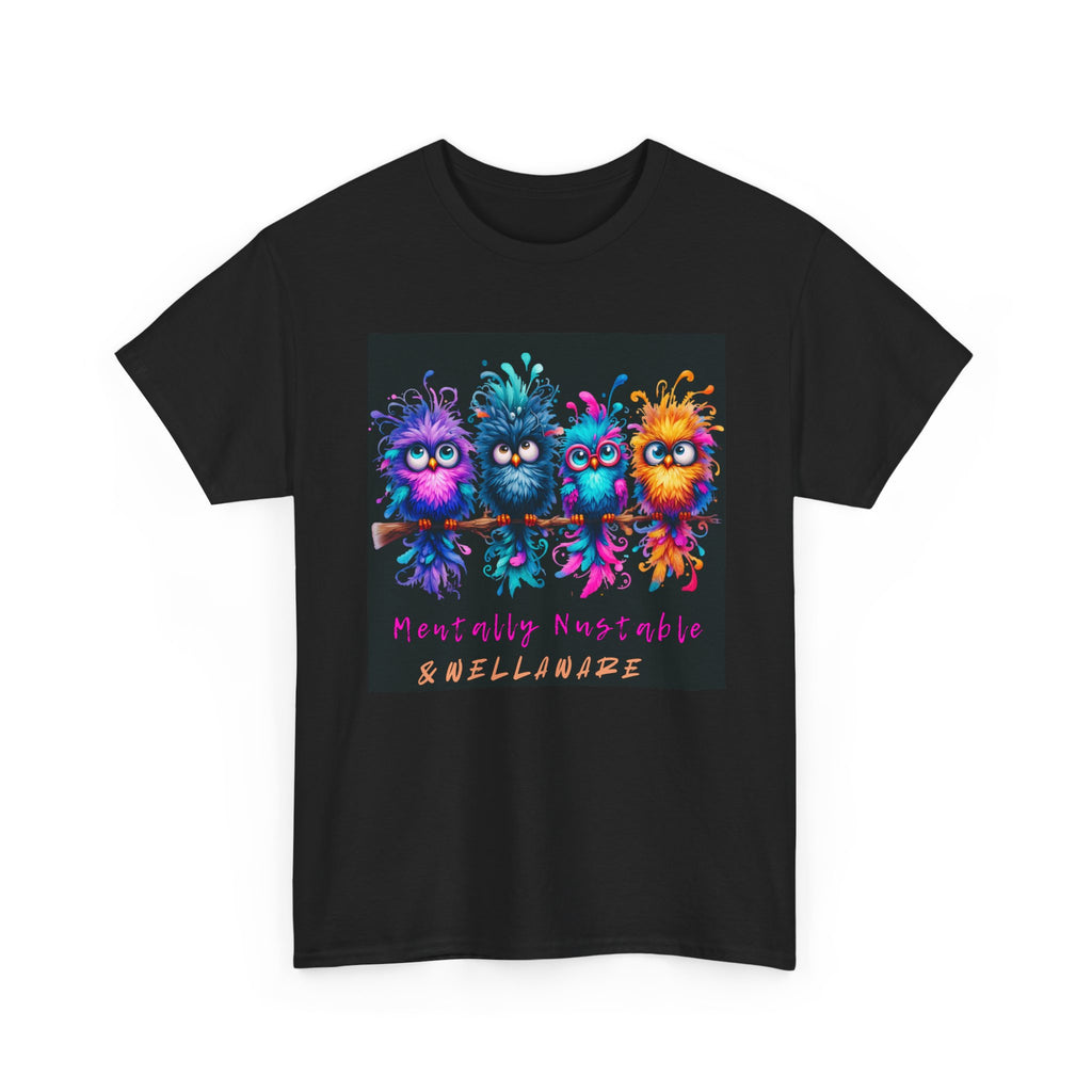 Mentally Unstable Skelliwaze Tee — Colorful Cute Monster Graphic T-Shirt