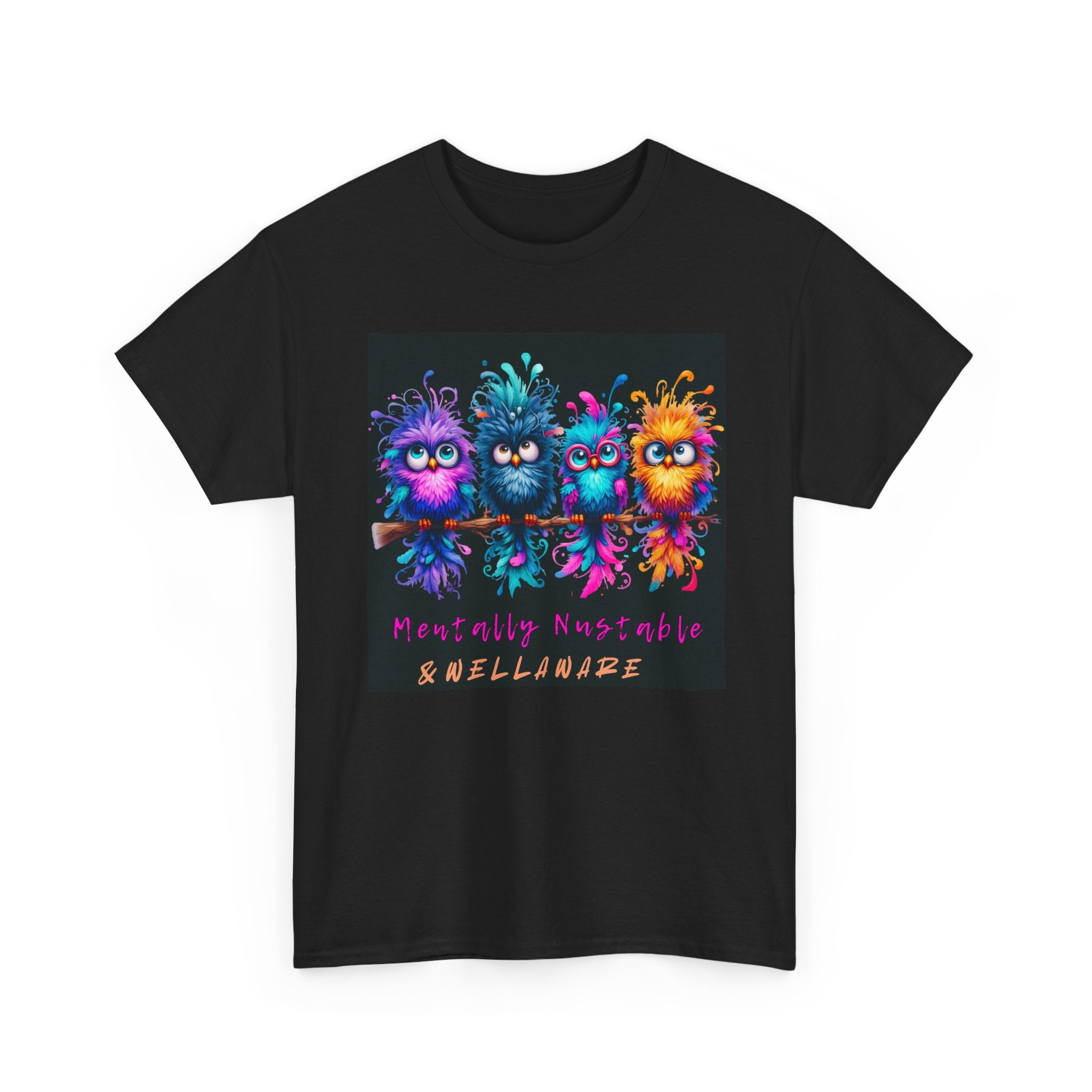 Mentally Unstable Skelliwaze Tee — Colorful Cute Monster Graphic T-Shirt